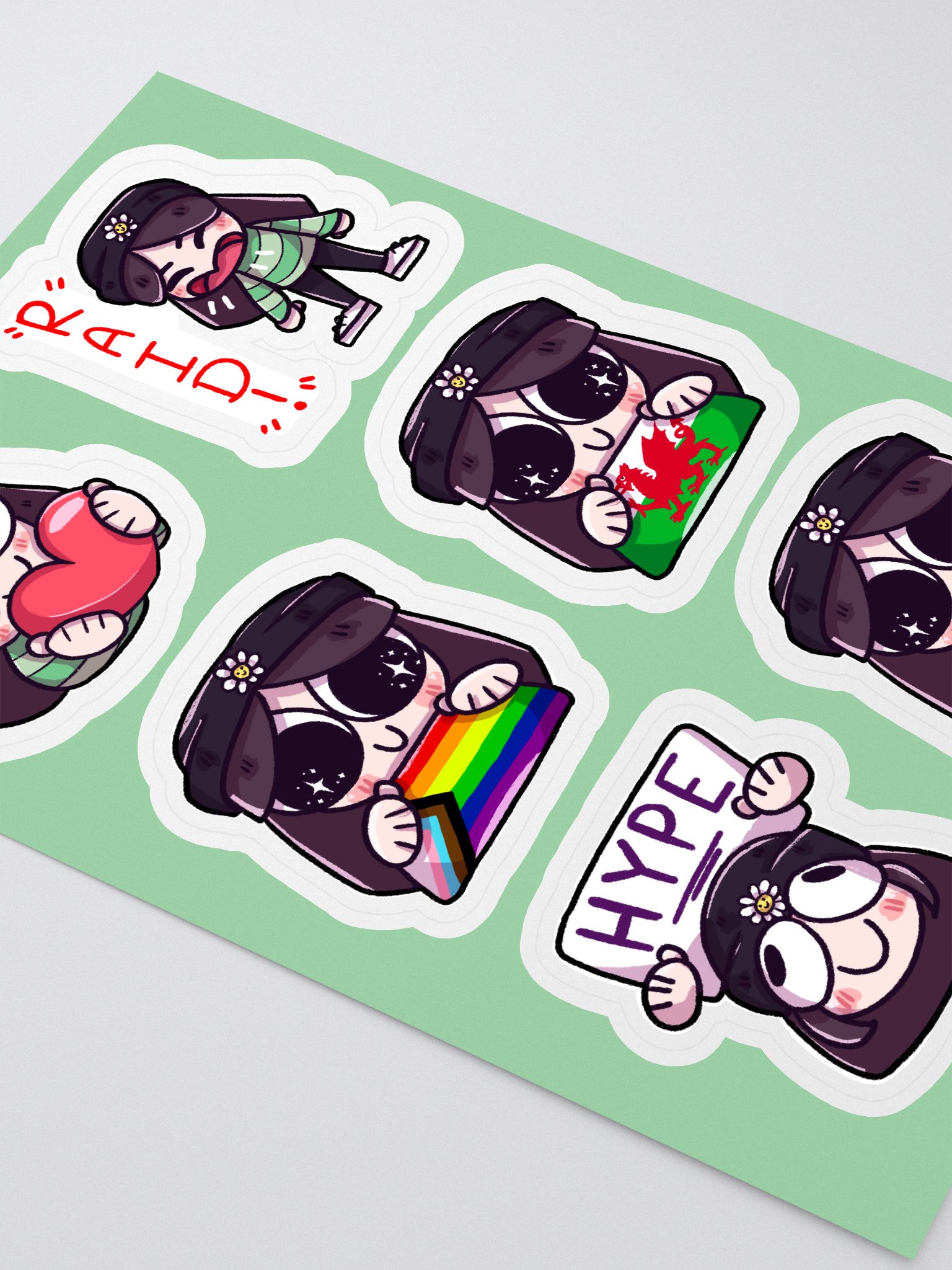 Aimsey Sticker Sheet Guqqie