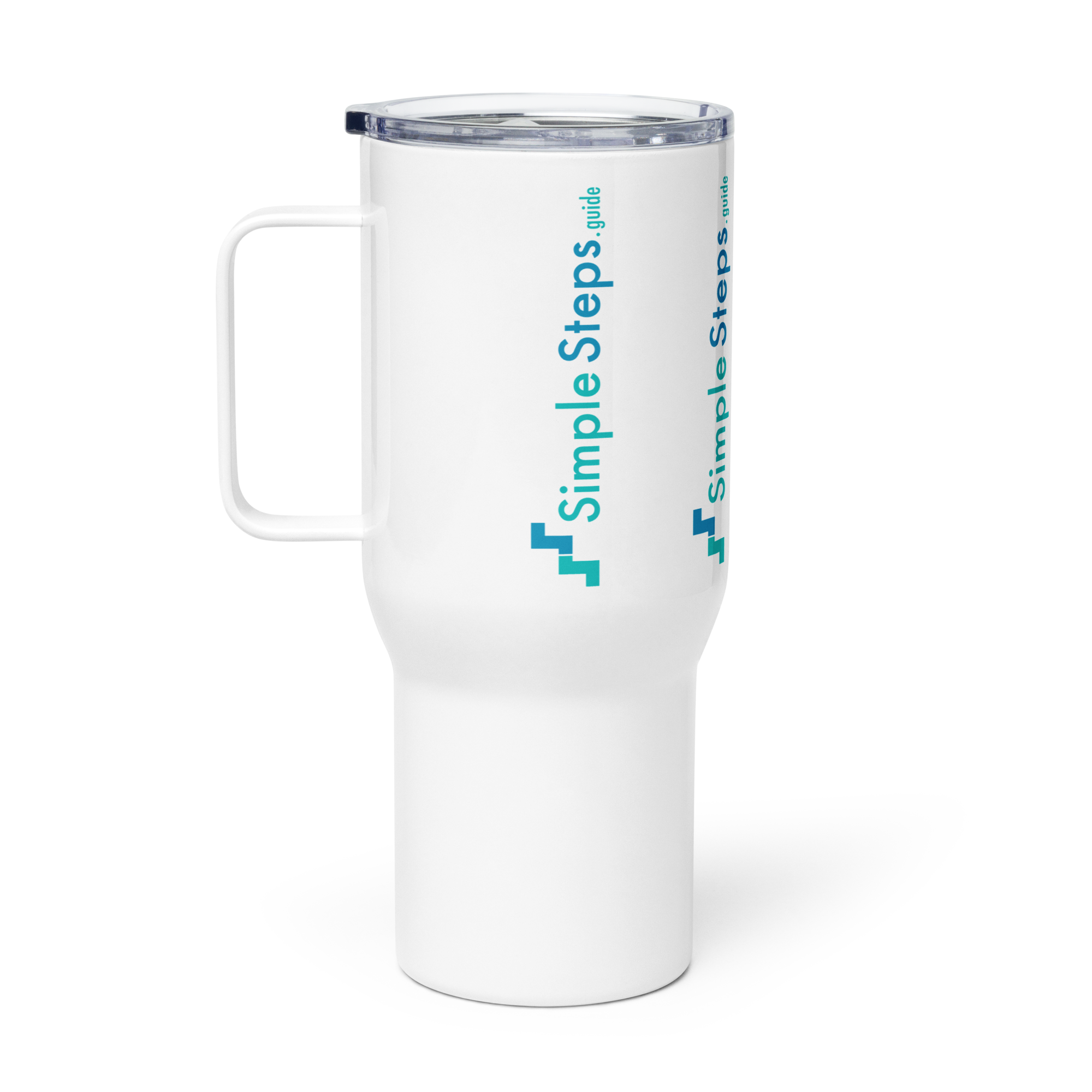 SimpleSteps.guide branded Travel Mug