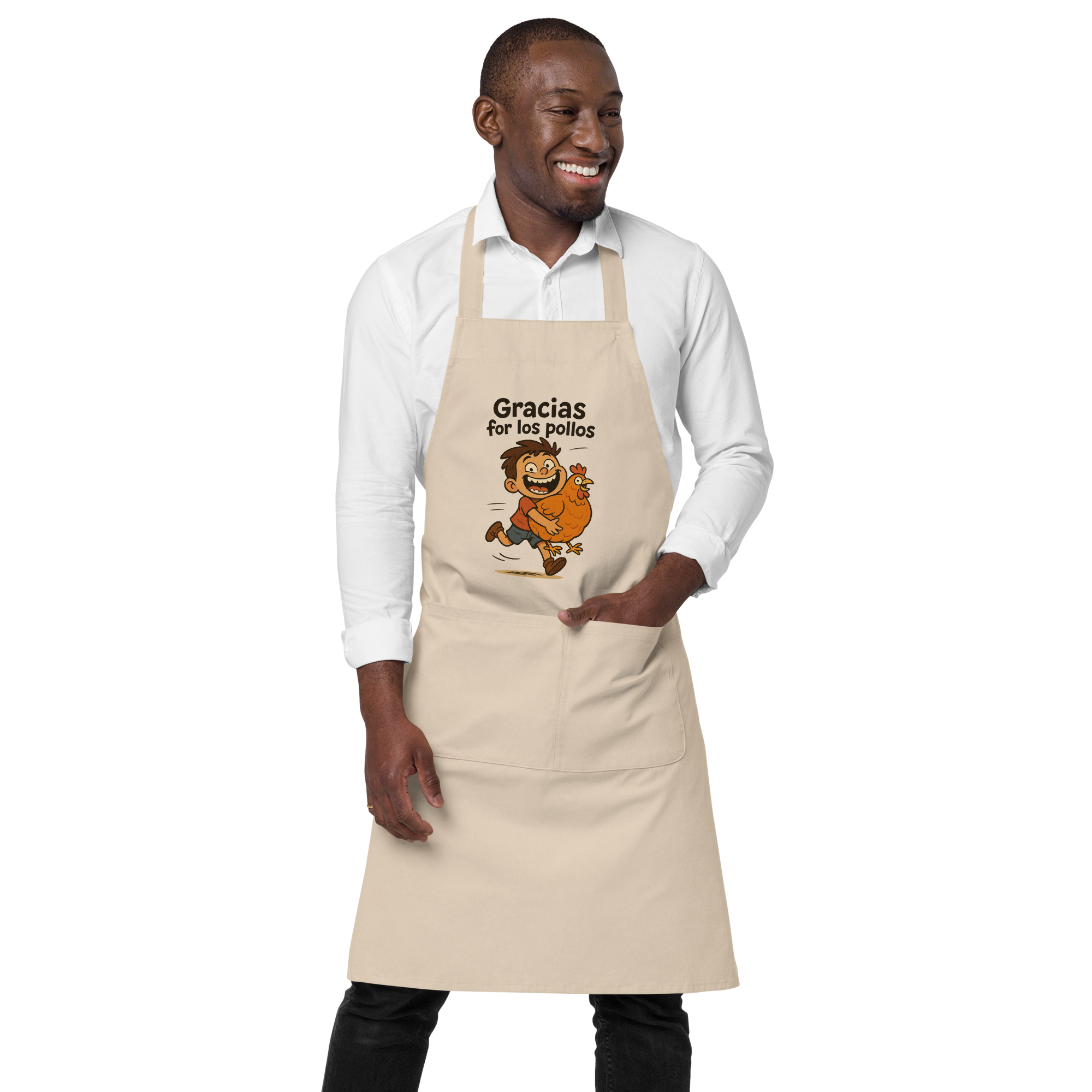 Pollos V2 Organic Cotton Apron