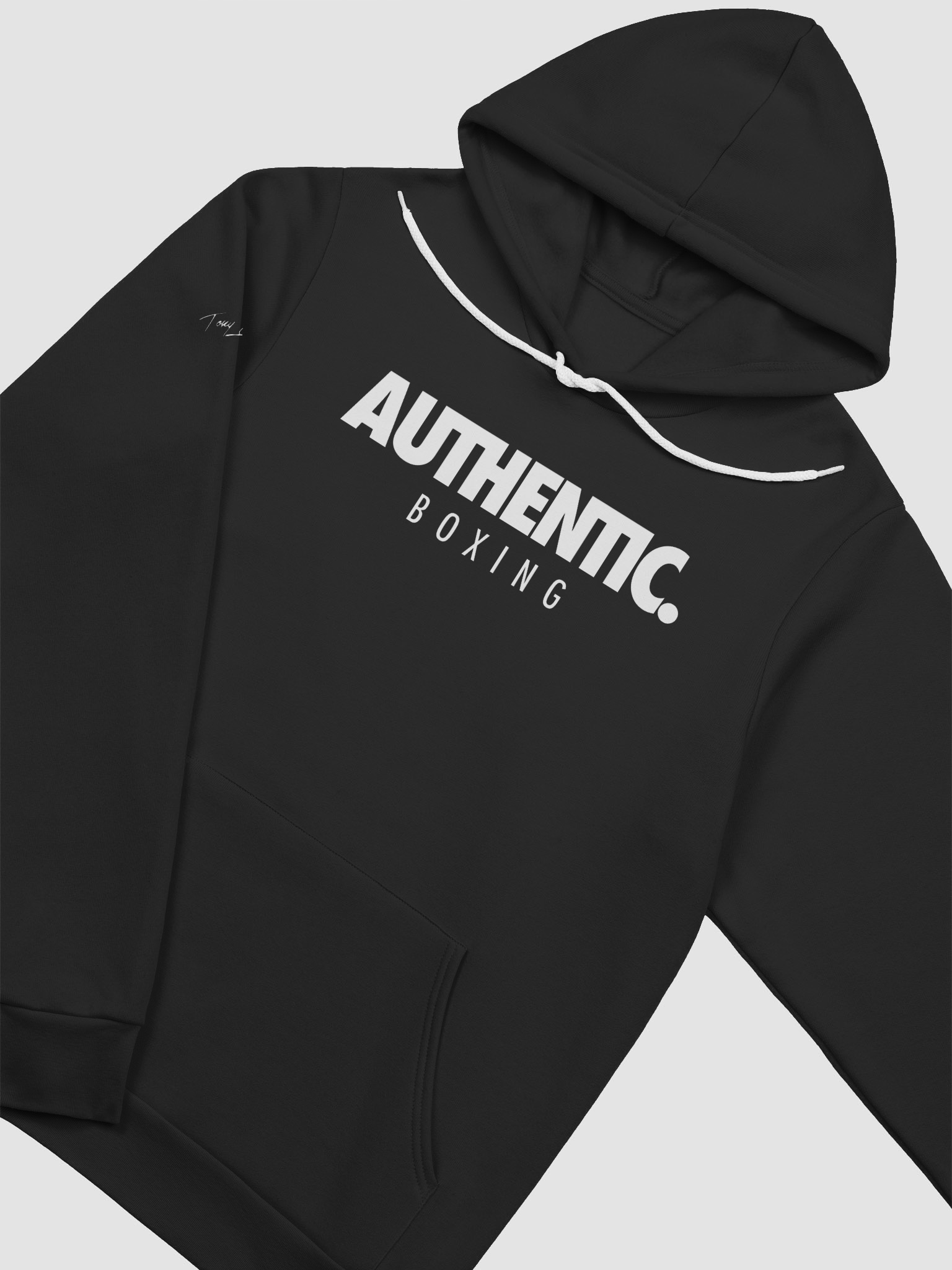 Authentic Boxing Hoodie - Black | Tony Jeffries