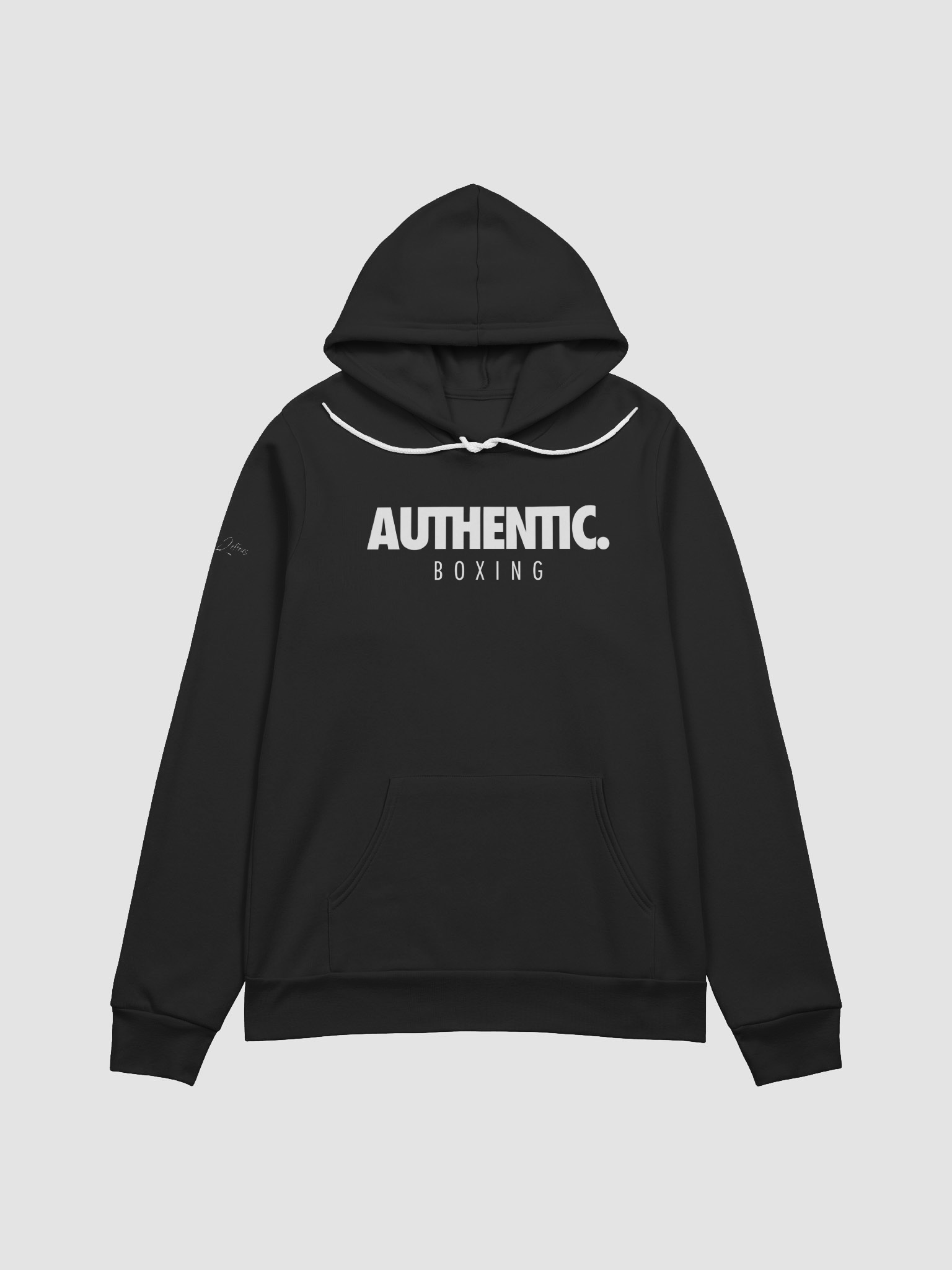 Authentic Boxing Hoodie - Black | Tony Jeffries