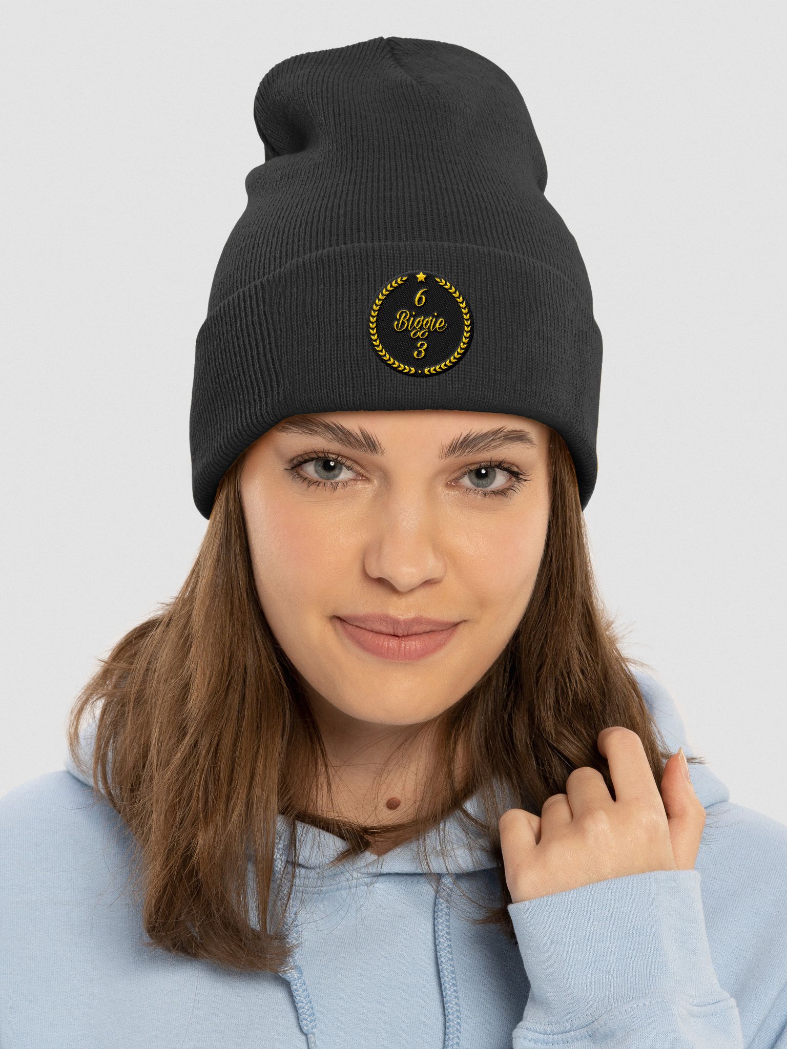 Victory Emblem Cuffed Beanie | BIGGIE63