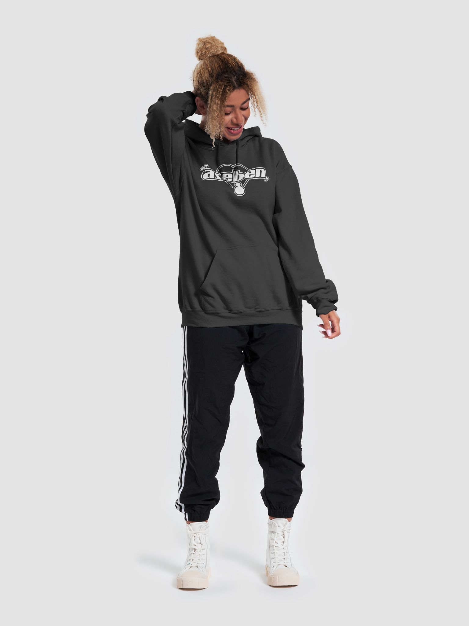 Adidas originals coeeze clearance fleece sweatshirt in black