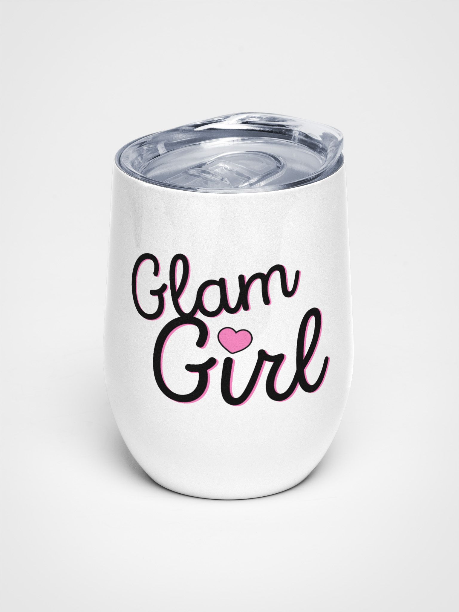 Glam Initial Tumbler