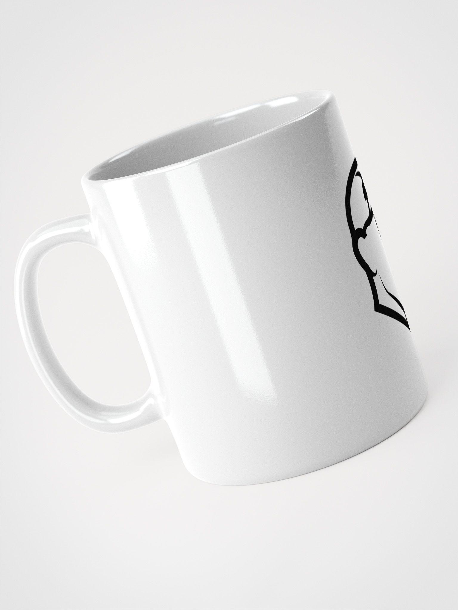 White Logos Coffee Mug for Sale by HowardRoy