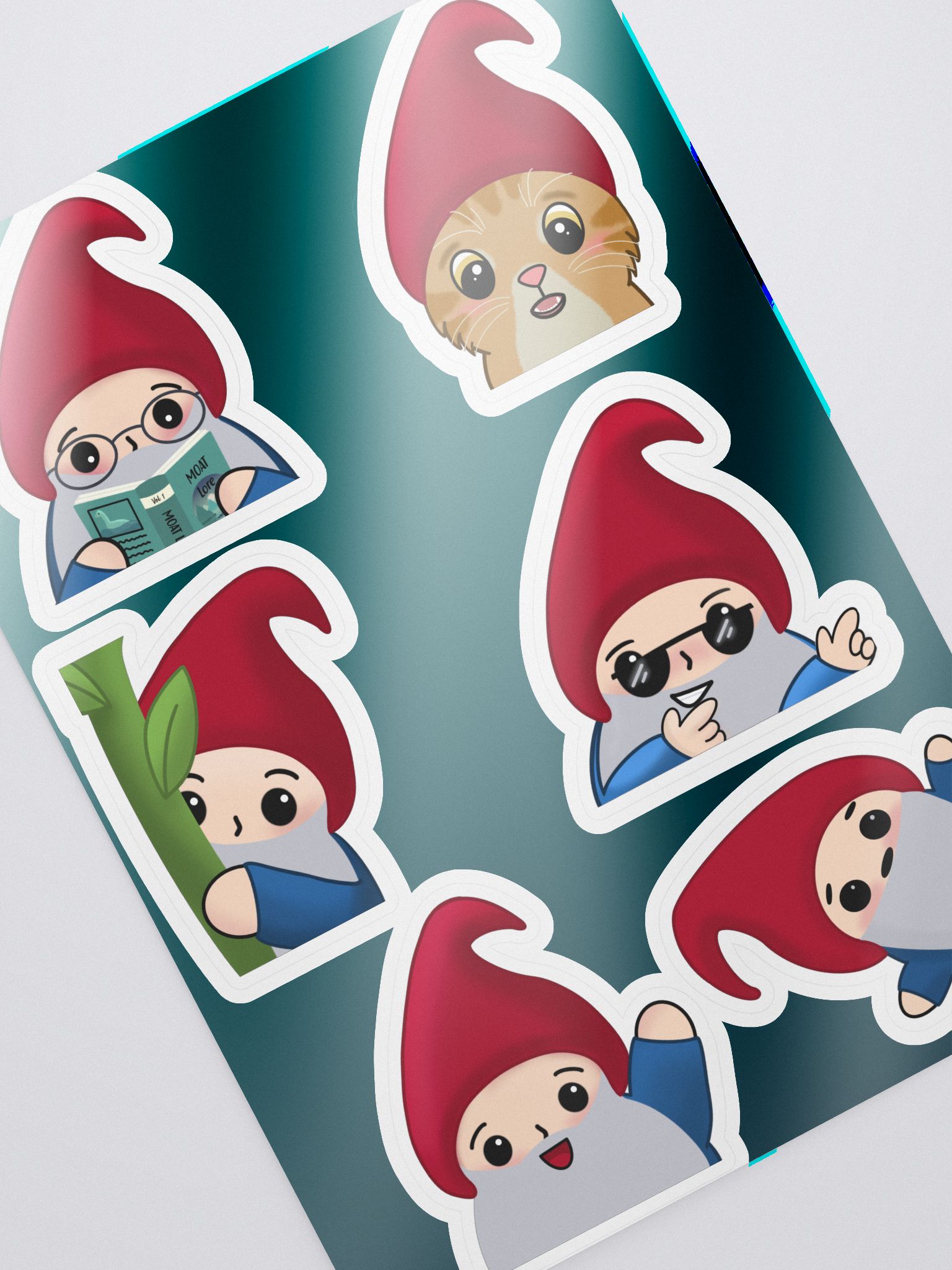 Tiny Stickers - Gnomes with Holographic Overlay – Affirm My Way