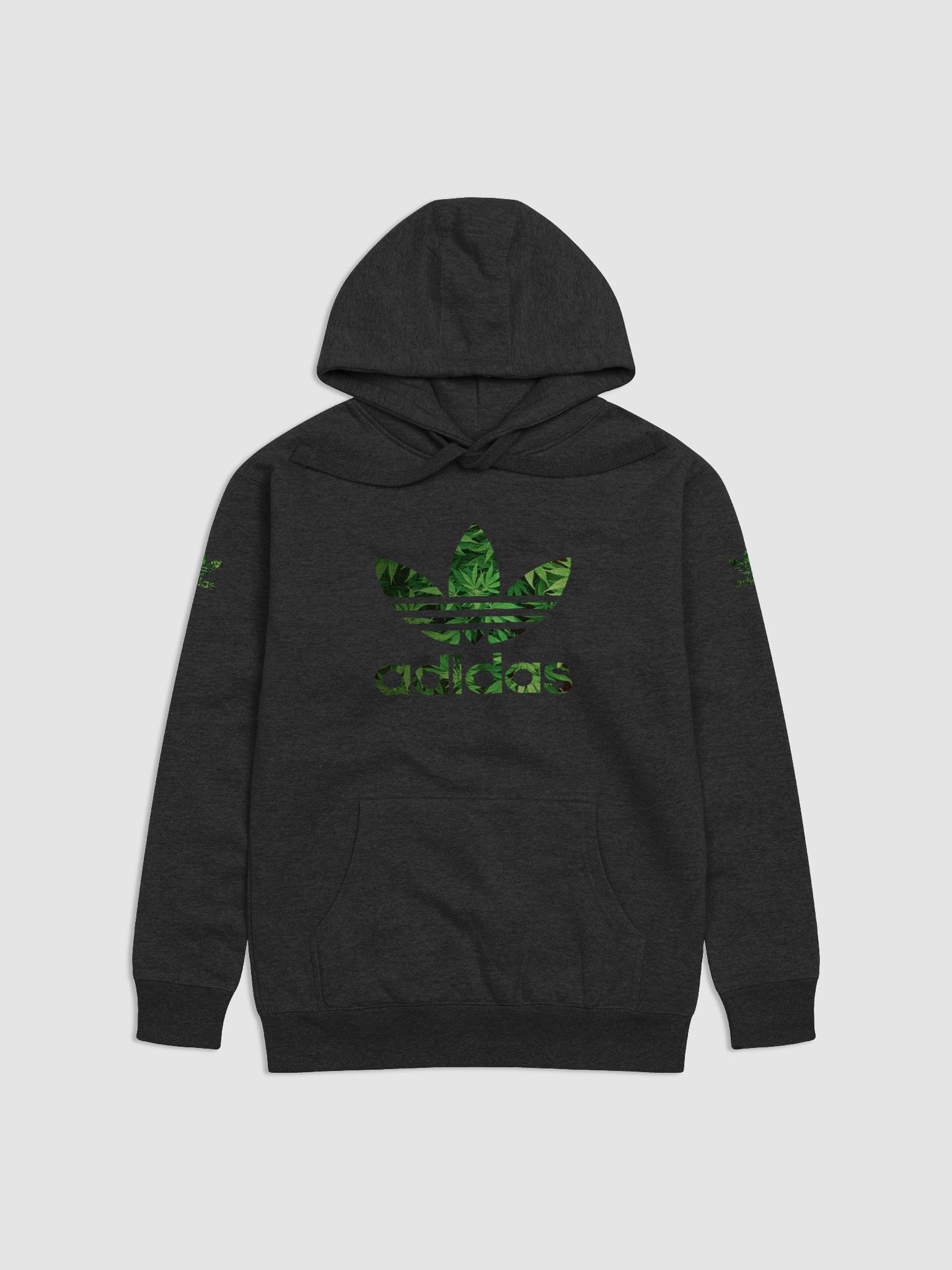 Adidas weed hoodie best sale