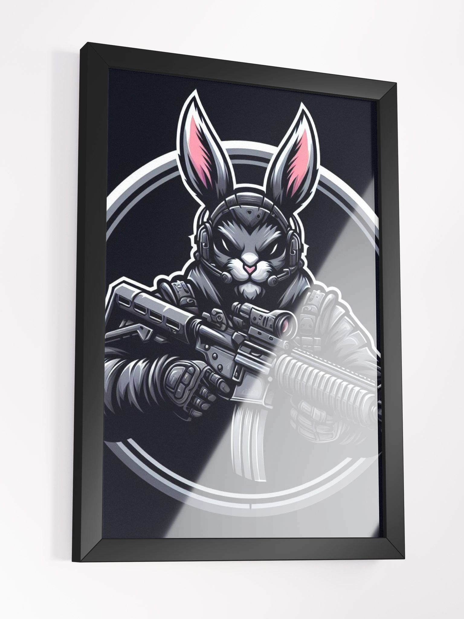 Bodybuilder Bunny Rabbit Poster №4 Poster for Sale by krazybookz