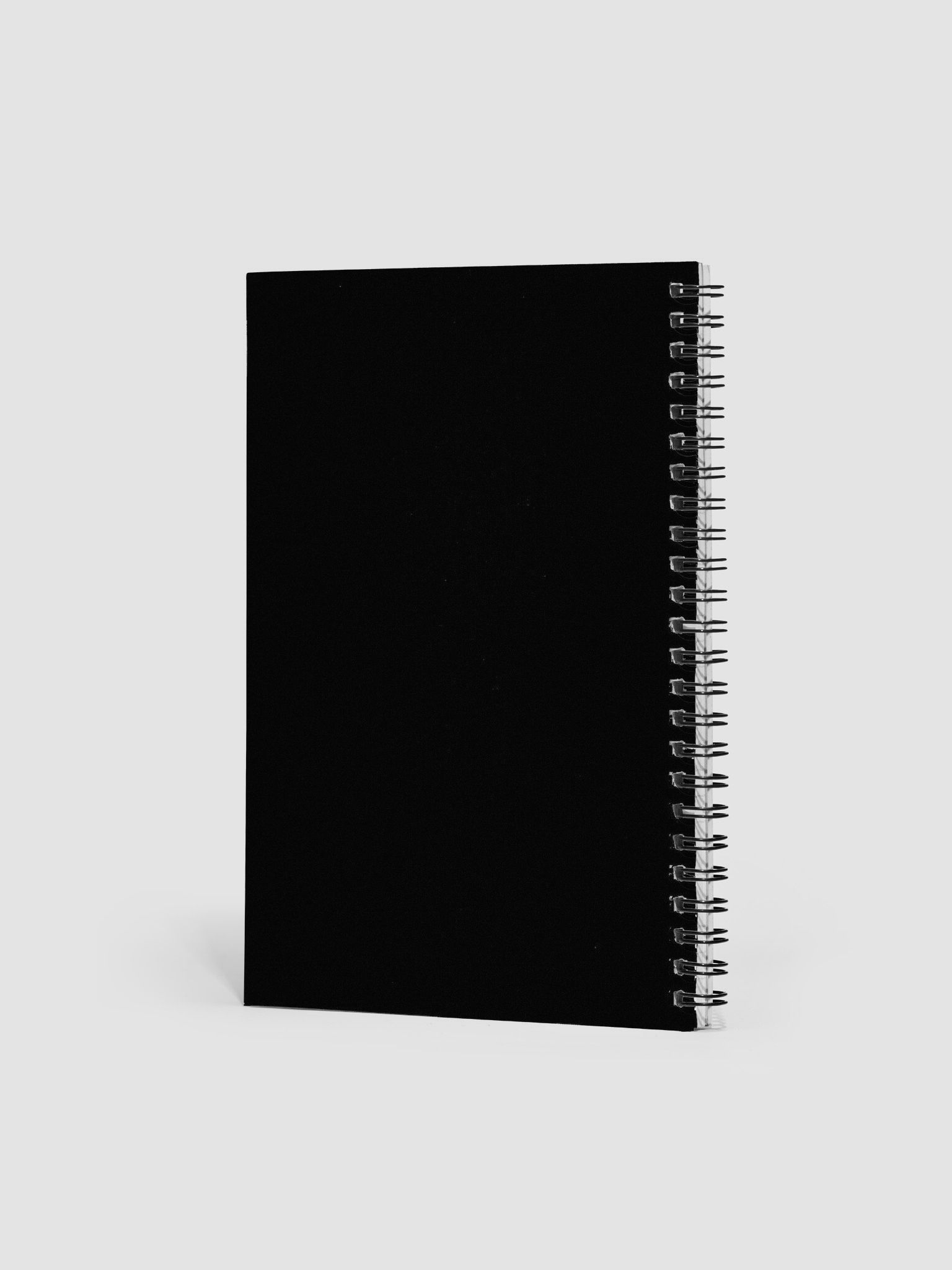 Black Spiral Notebook