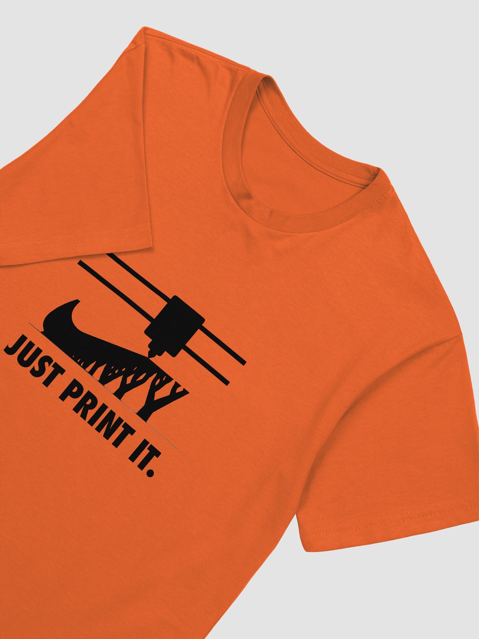 Just do it shirt orange on sale