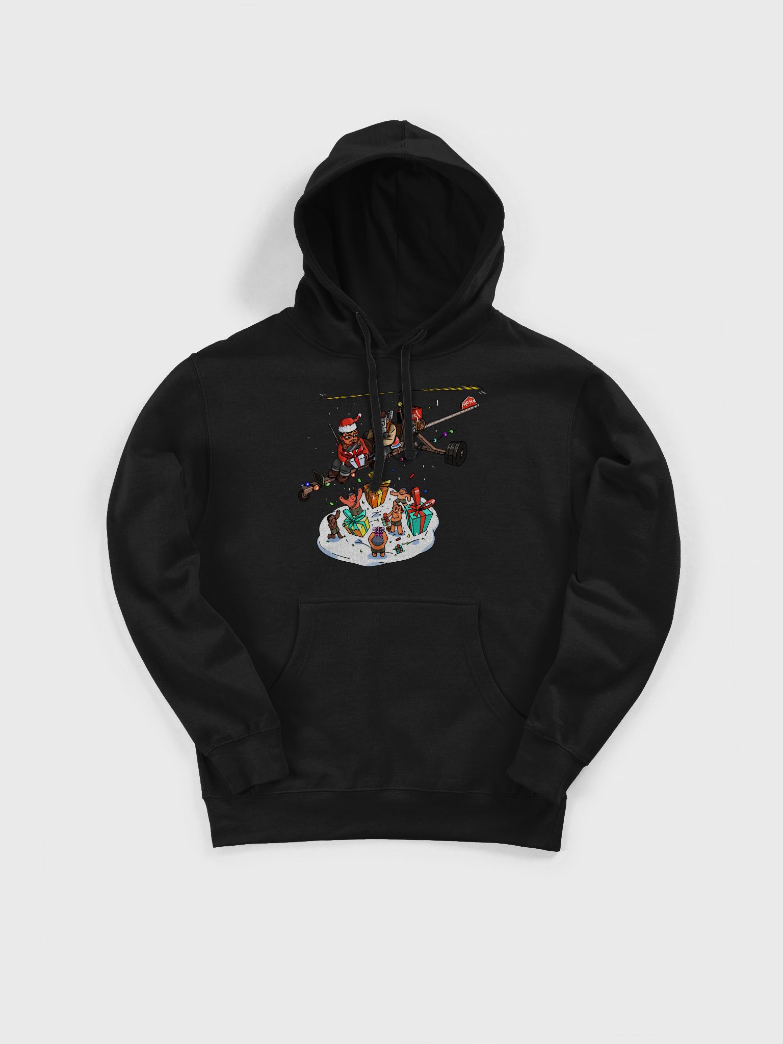 Rusty Claus Unisex Hoodie - imBernE