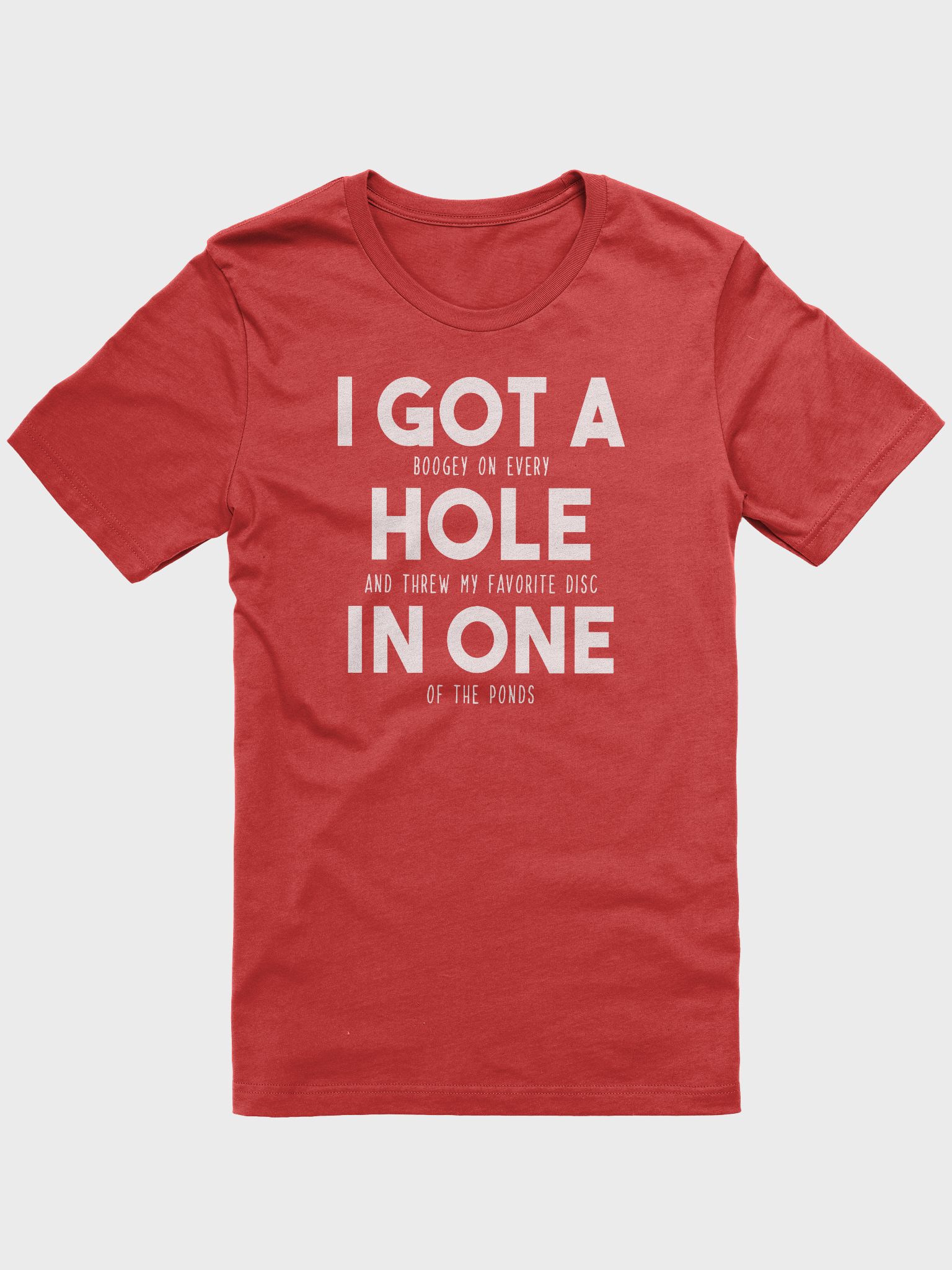 Hole in clearance one t shirt