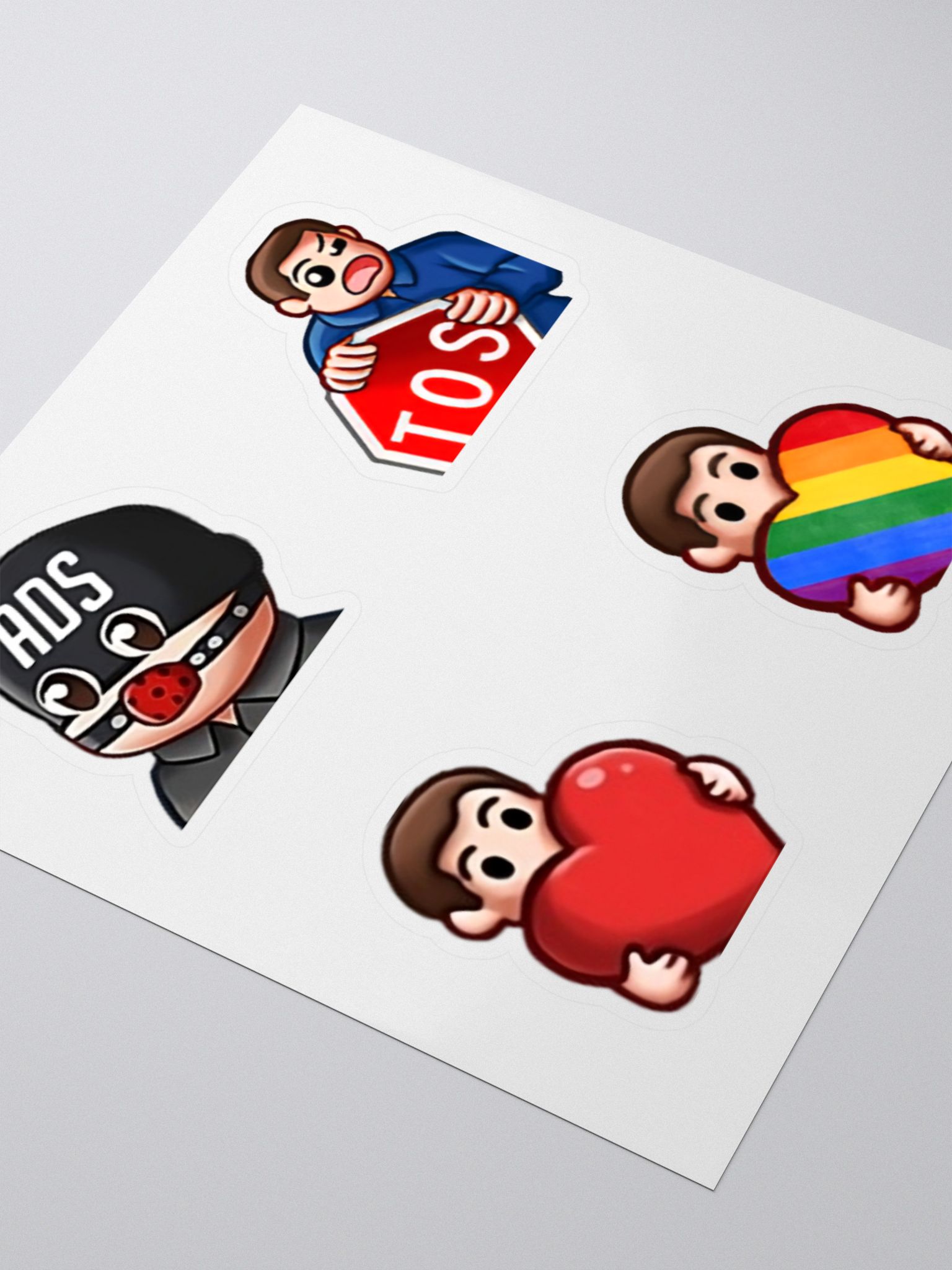 Tos Emote Stickers Shop Zach Bussey And Tosgg