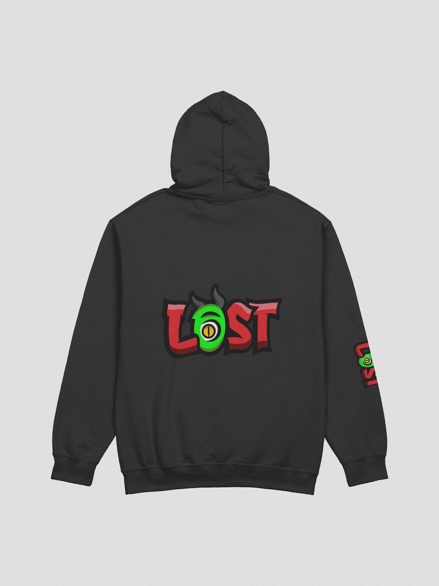 Lost Effects Unisex Shine In Lost Rhinestone Hoodie LV5 Black Size