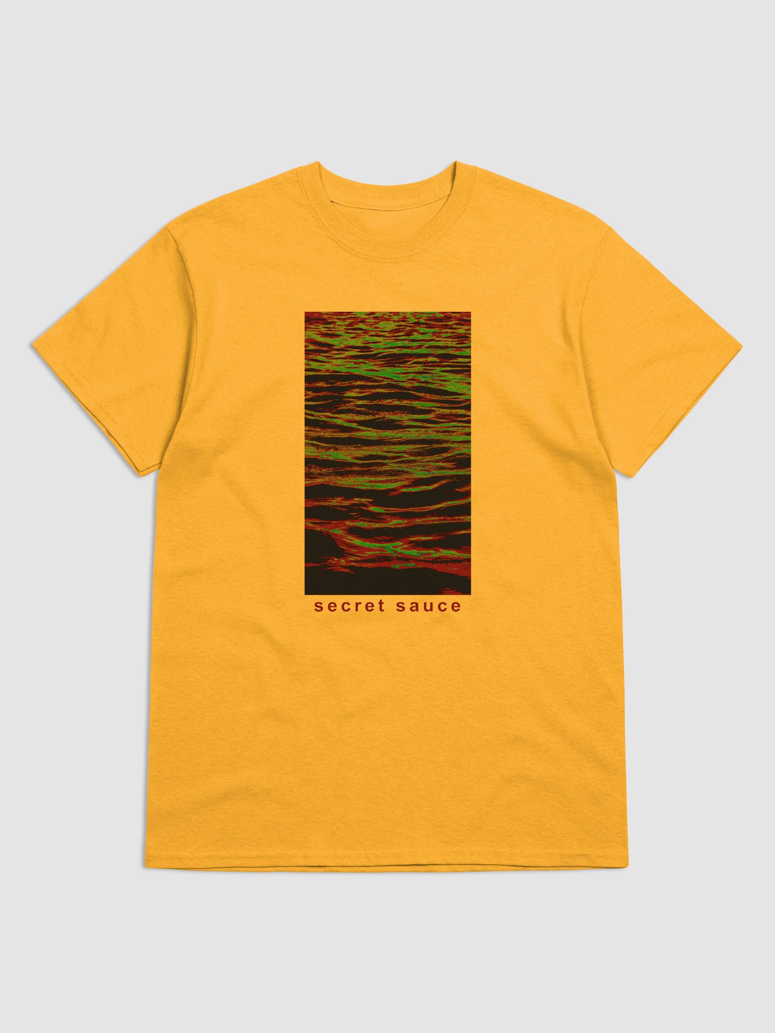 orange camo sauce shirt