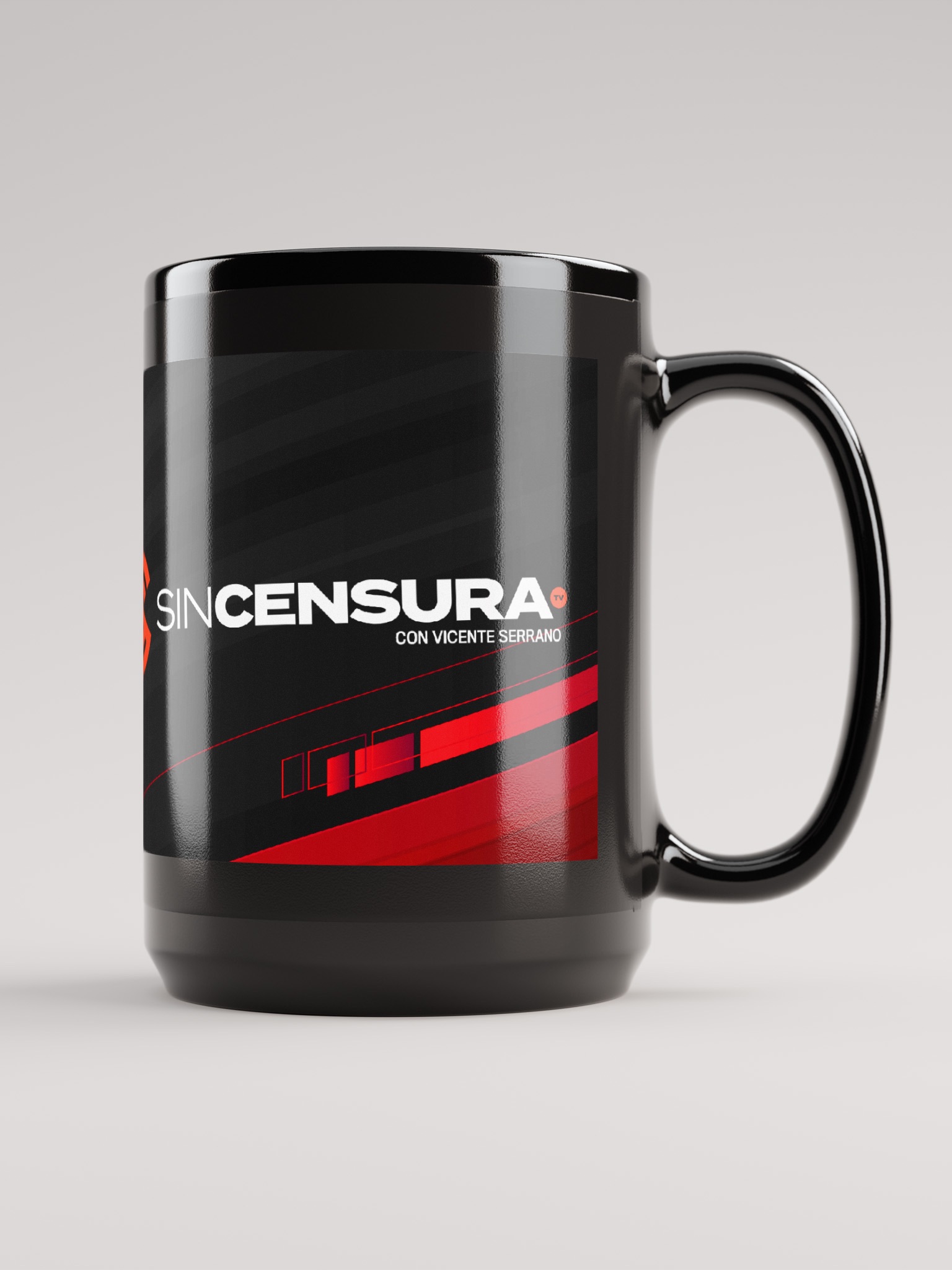 Taza elegante B&R Sin Censura TV