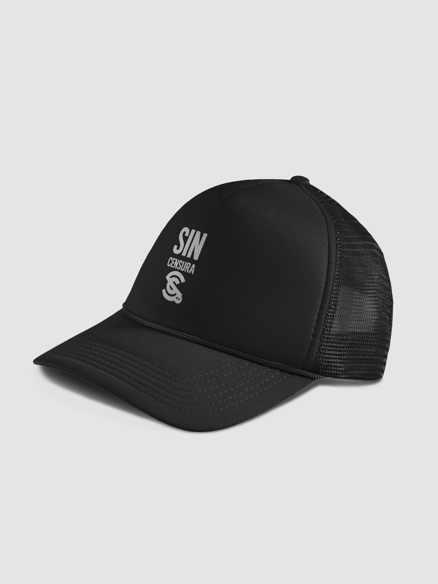 Gorra premium Sin Censura TV. B&W