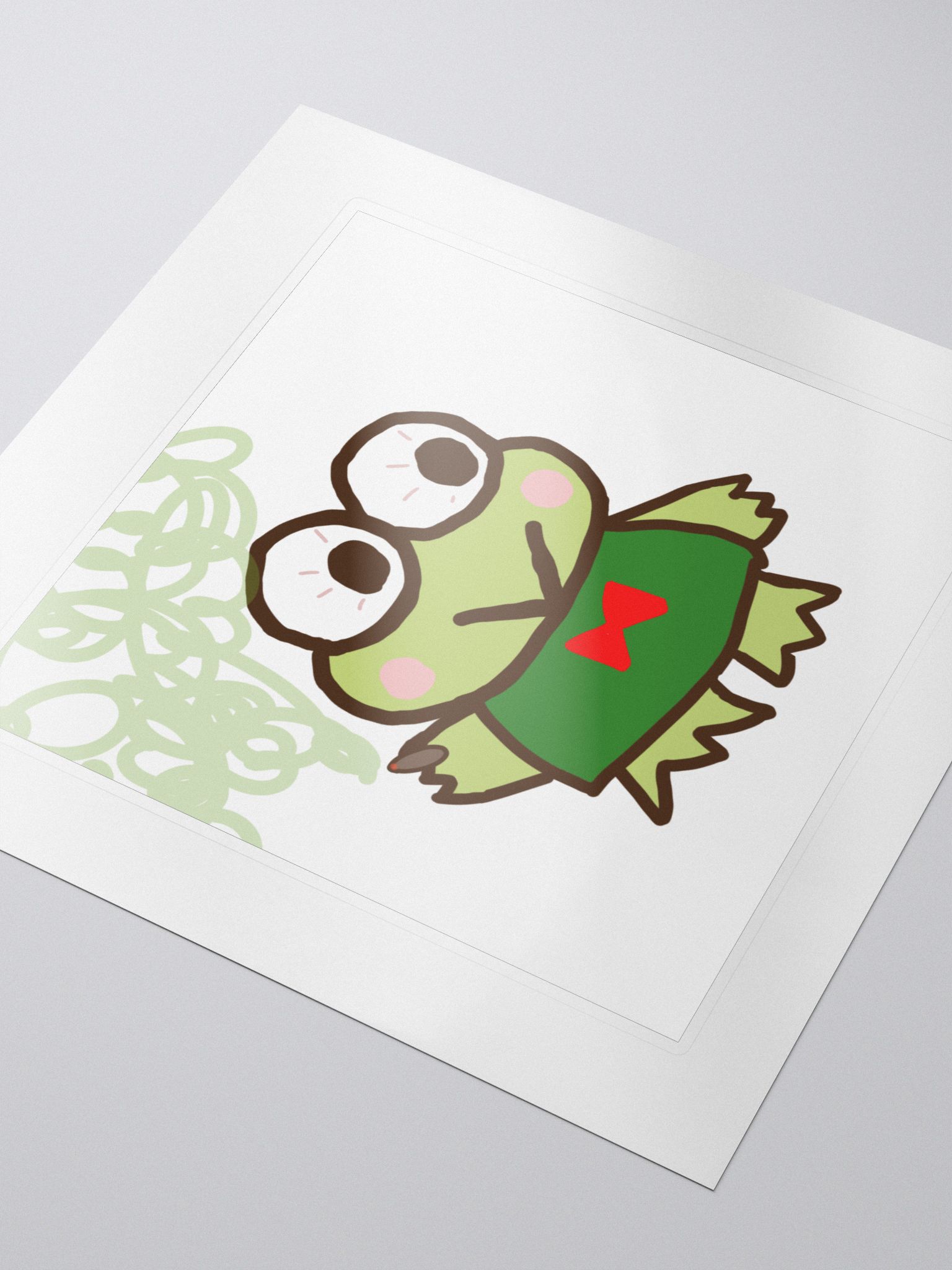 Sanrio Keroppi Flower Sticker - Sticker Mania