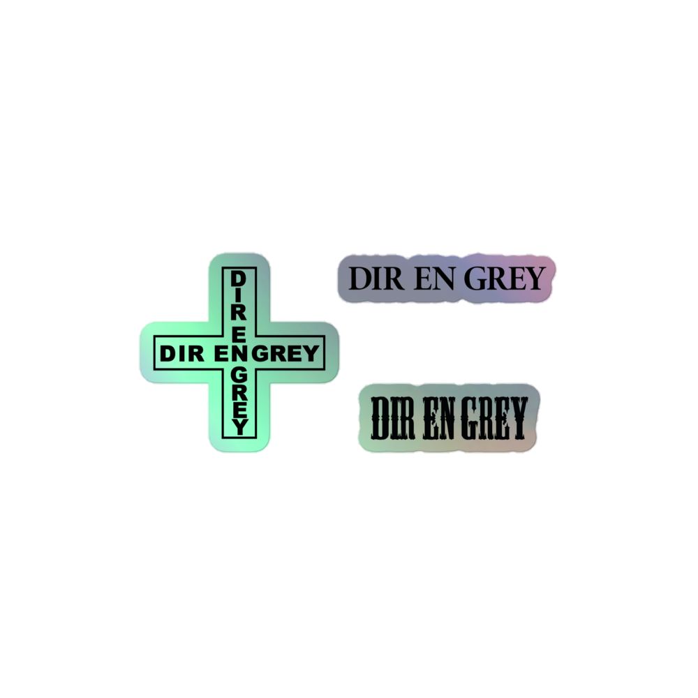 Logo Holographic Sticker Set | DIR EN GREY Essentials Shop