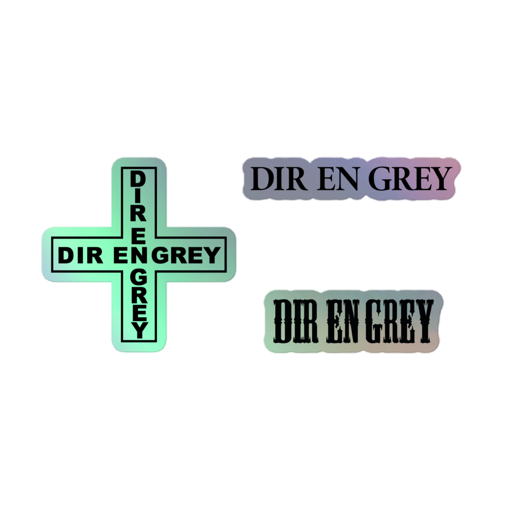 Logo Holographic Sticker Set | DIR EN GREY Essentials Shop