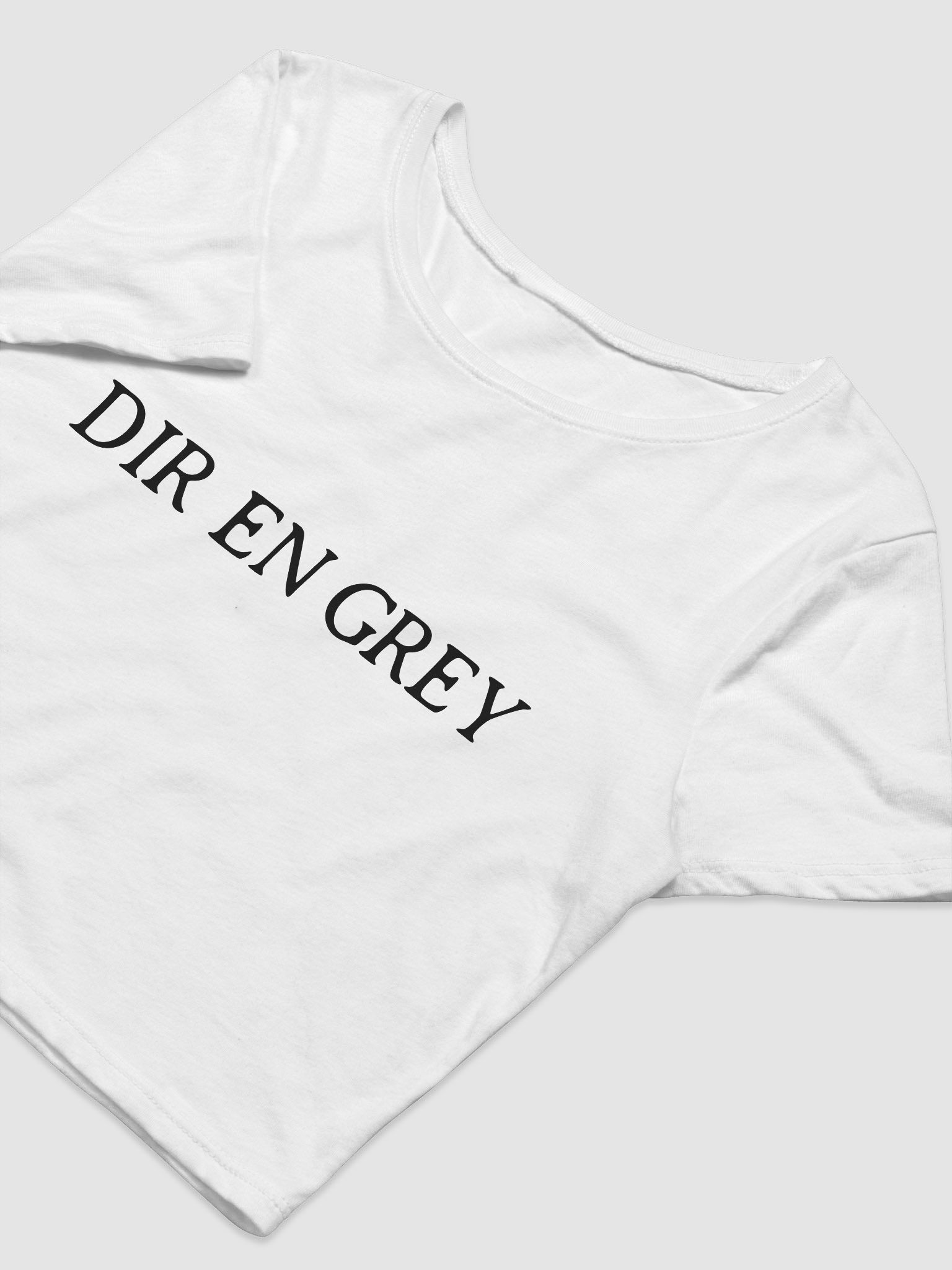 Logo Crop Top (White) | DIR EN GREY Essentials Shop