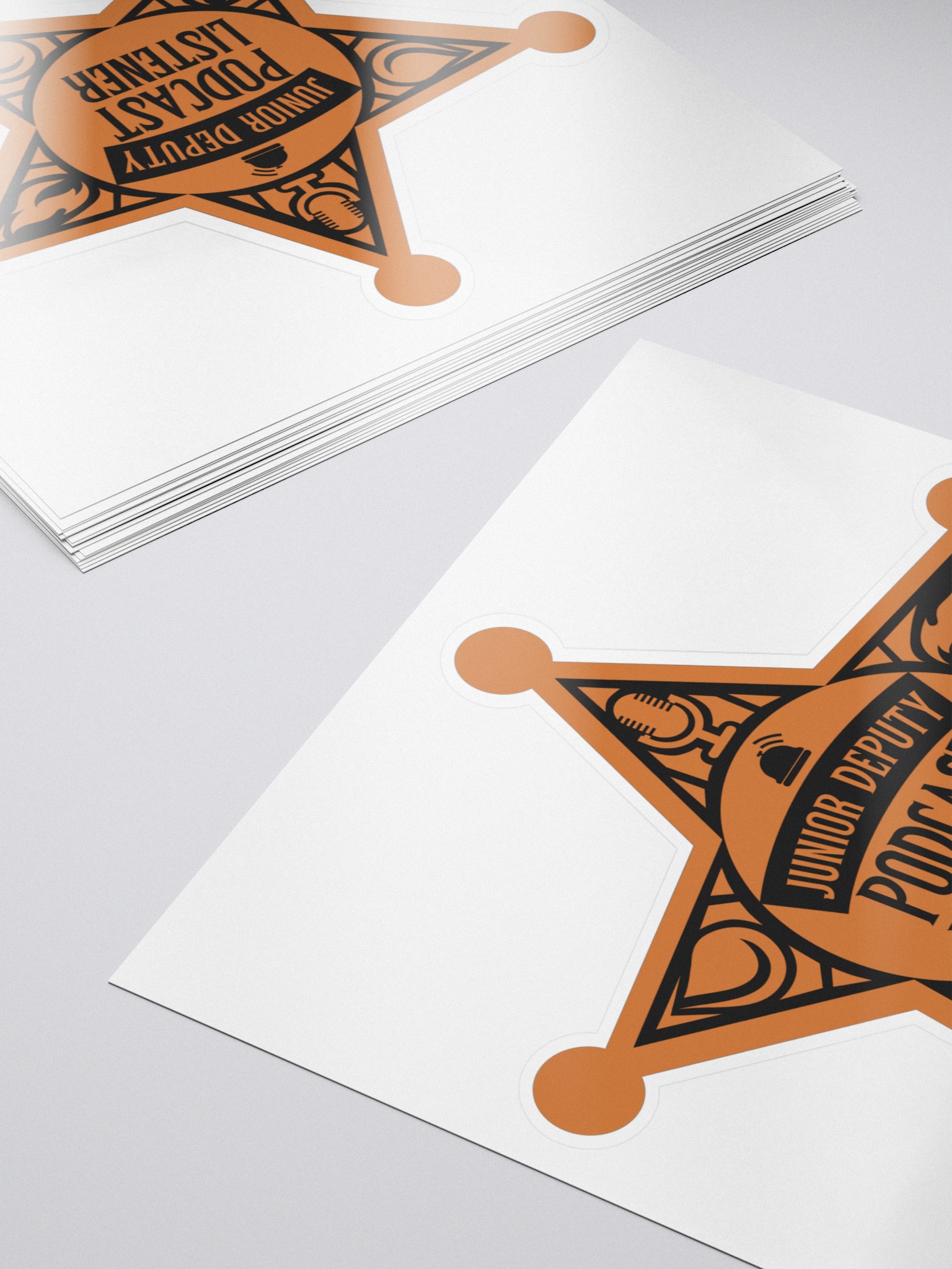 Junior Sheriff Deputy Star Stickers (Item #204)