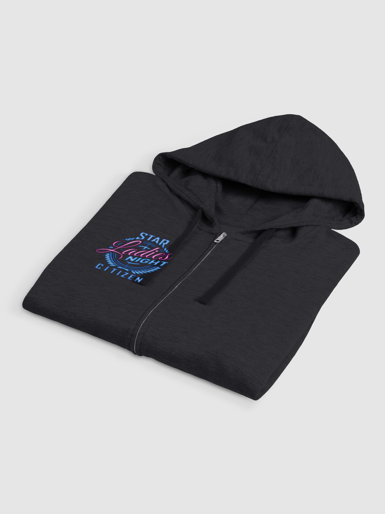 Smashley Fast And Low Star Citizen Ladies Night Zipped Hoodie