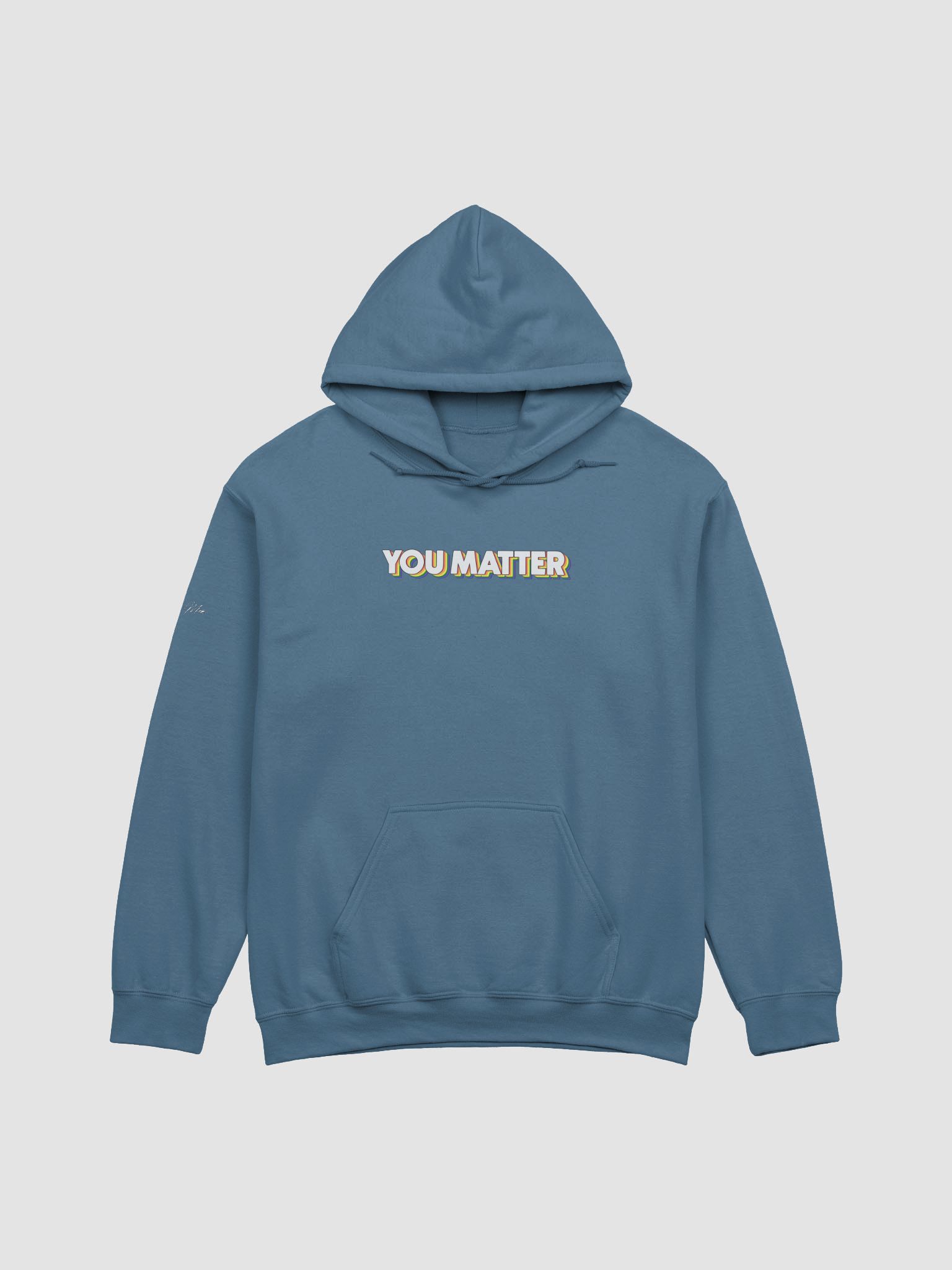 Blue you matter hoodie sale