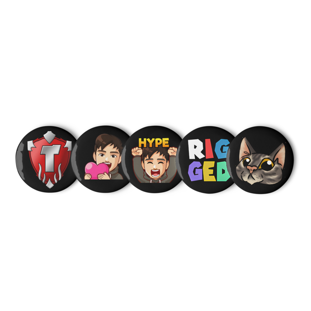 Set of 5 emote pins | Triplebz.com