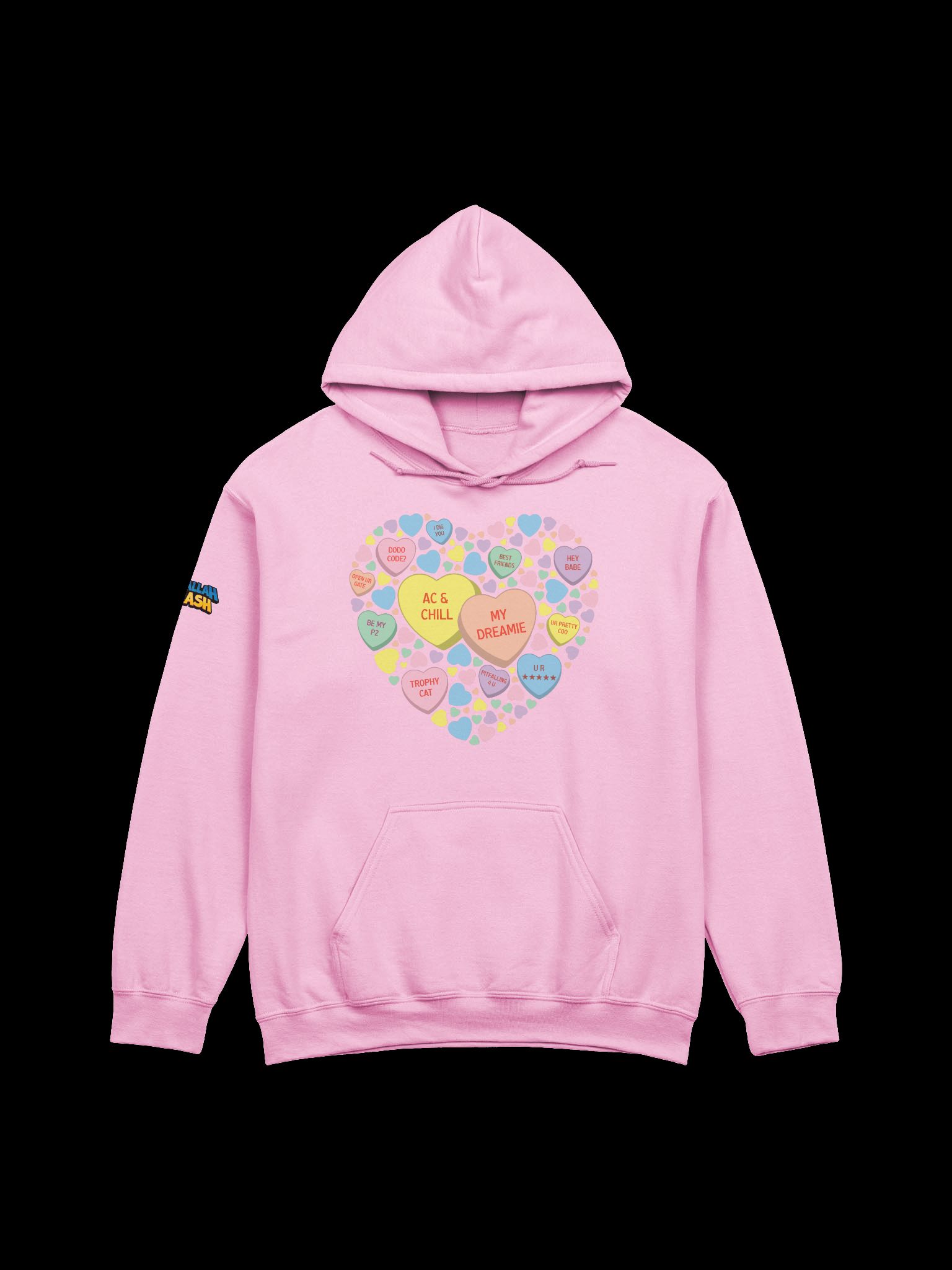 Lil xan heart shaped best sale kisses hoodie