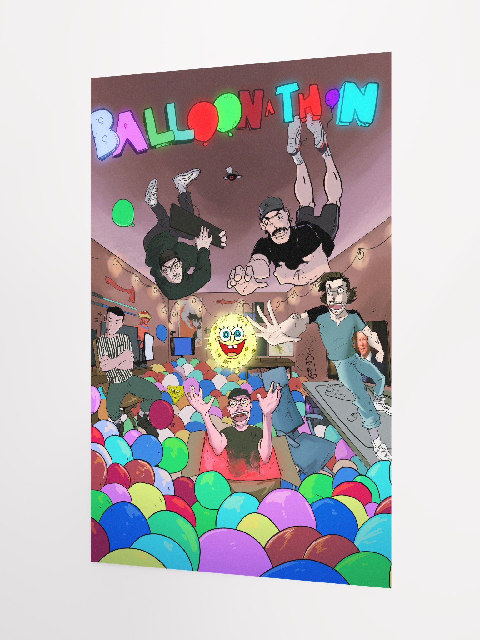 Too Many Balloons Poster | AquaFPS