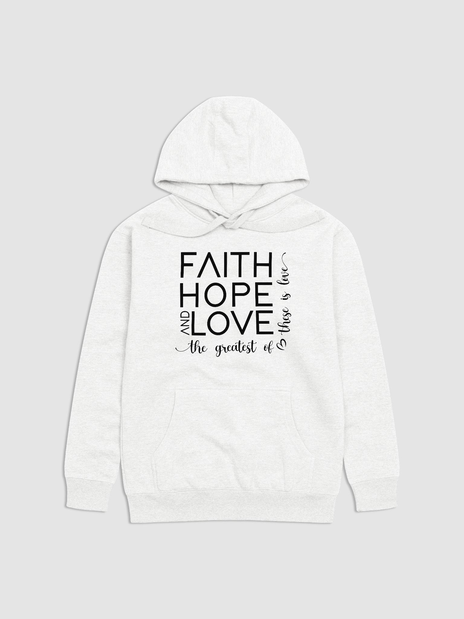 Faith Hope Love Floral Text Sweatshirt – Jonomea