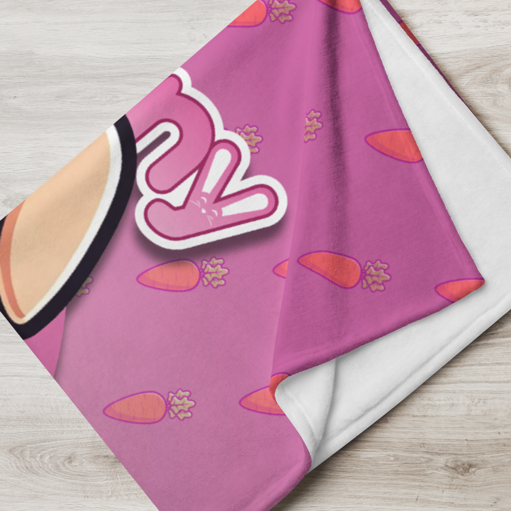 Gym Bunny Trainer Throw Blanket