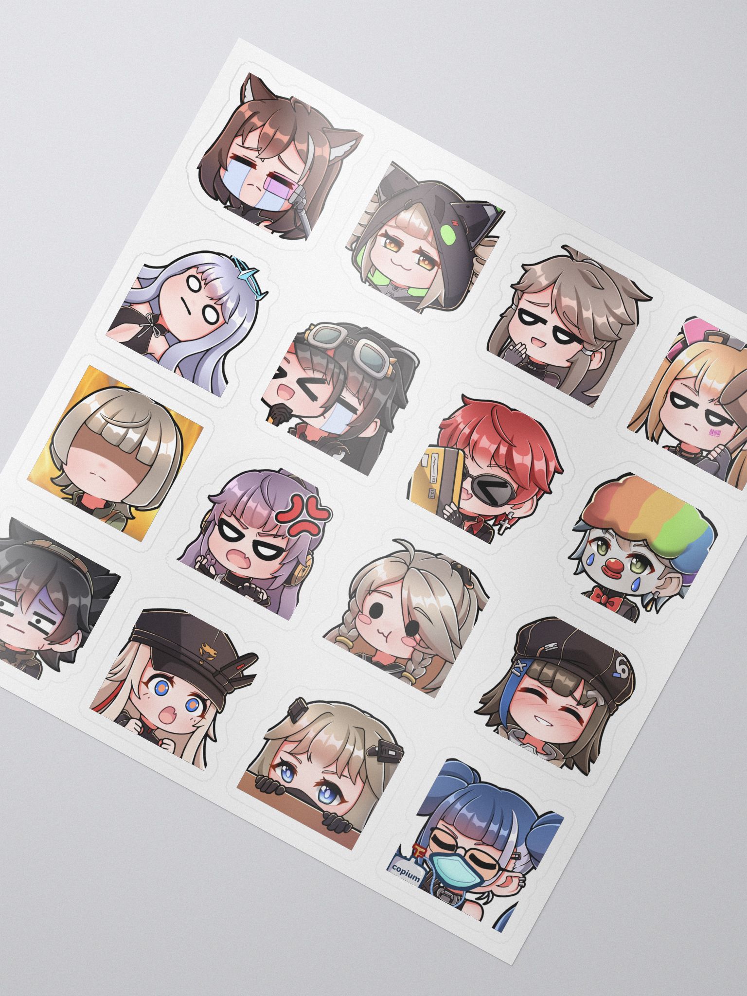 Stickers - Aida Cafe Emojis (version 1) (Tower of Fantasy) | Aida Cafe