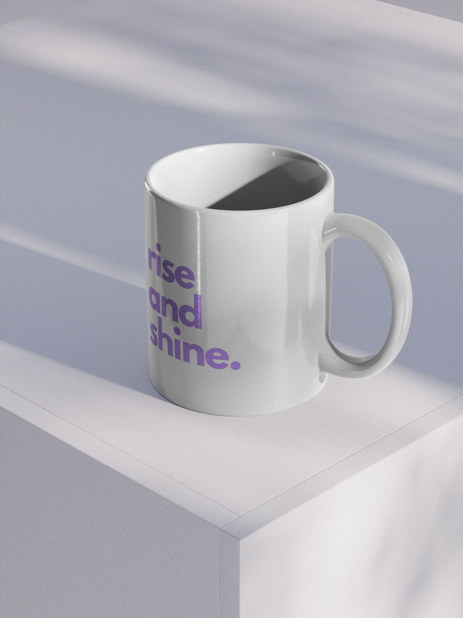 Mug Message Rise and Shine Orange 340 ml