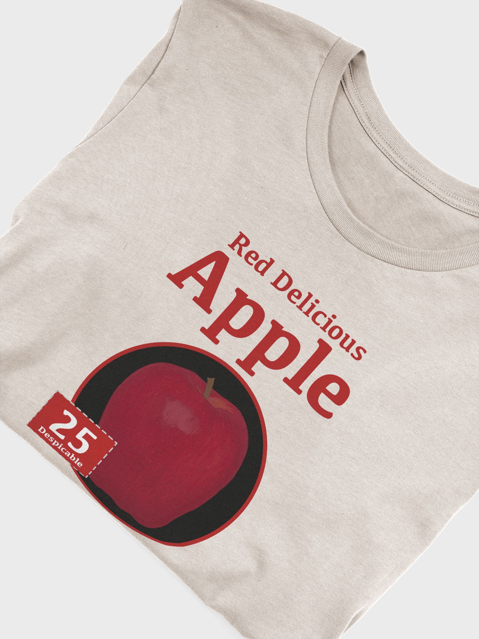 red b apple shirt