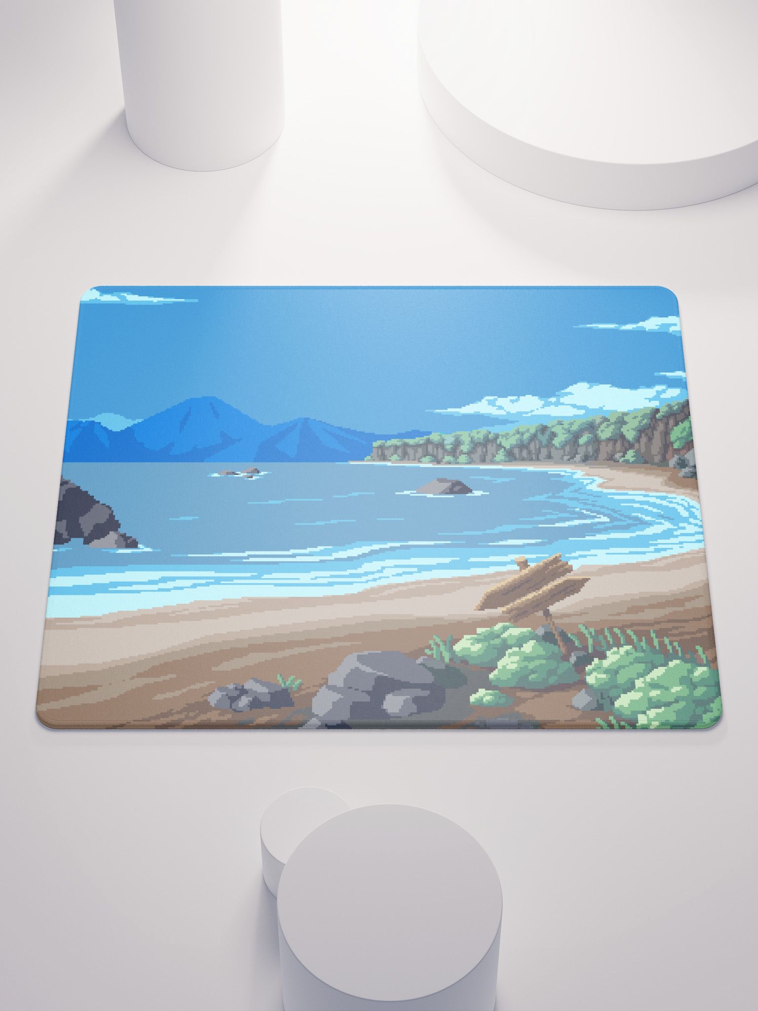 Coastal Retreat Desk Mat | Hipyo Tech Merch