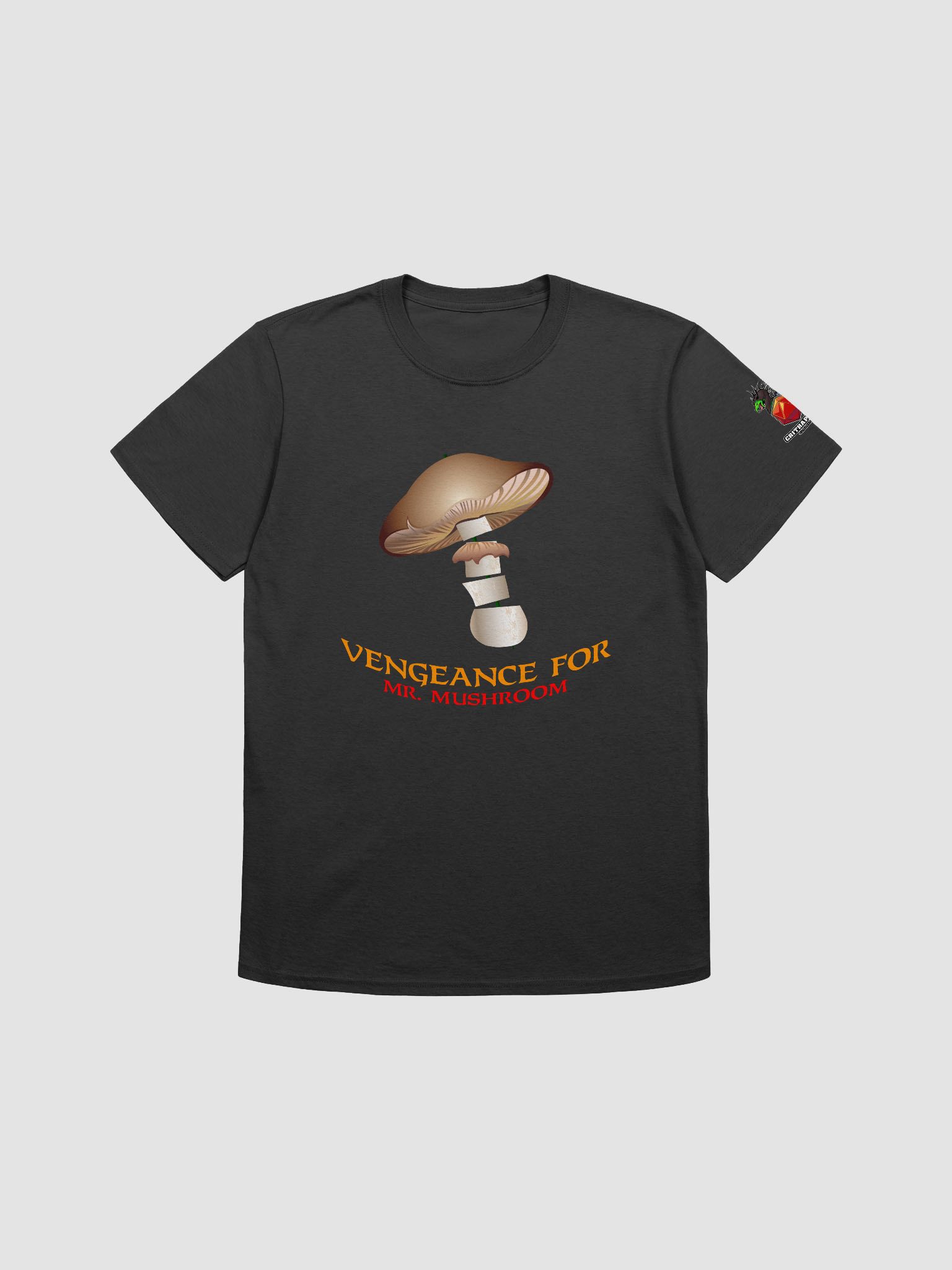 Vengeance for Mr Mushroom T-Shirt | HammerHaus Merch Store