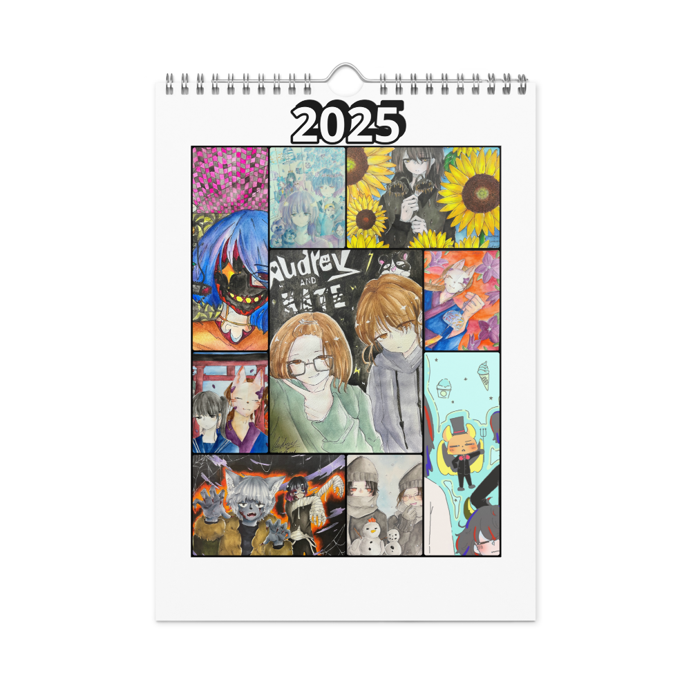 2025 Calendar Audrey's Room