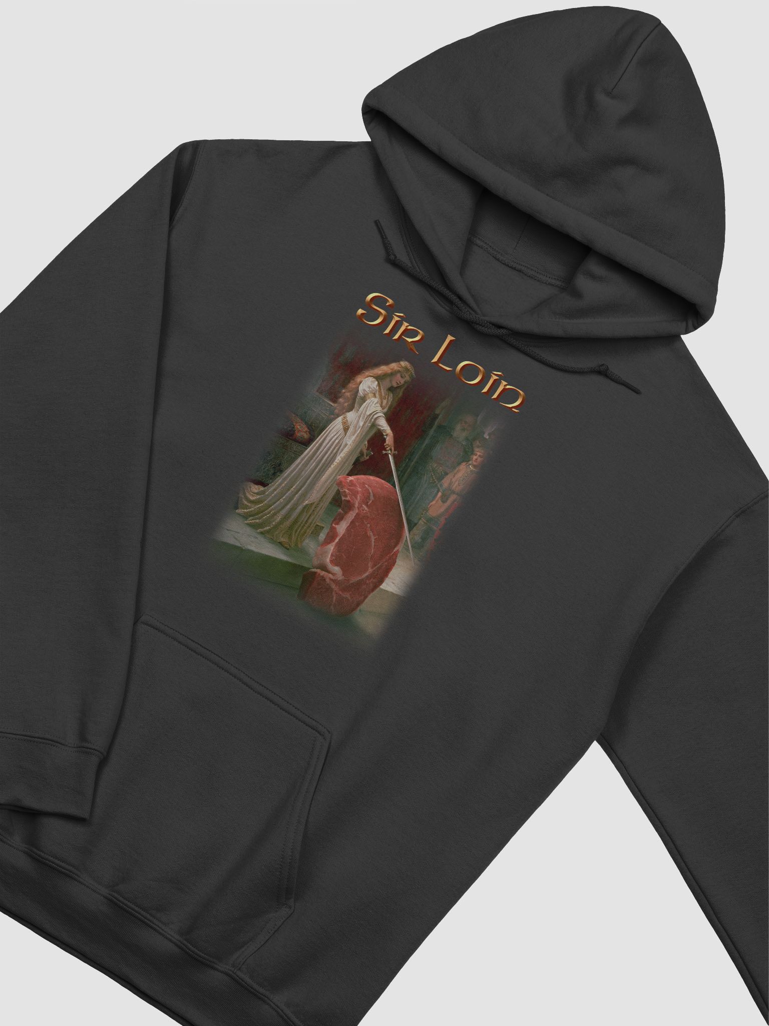 Sir Loin Steak Hoodie Front Snazzy Seagull Official Shop