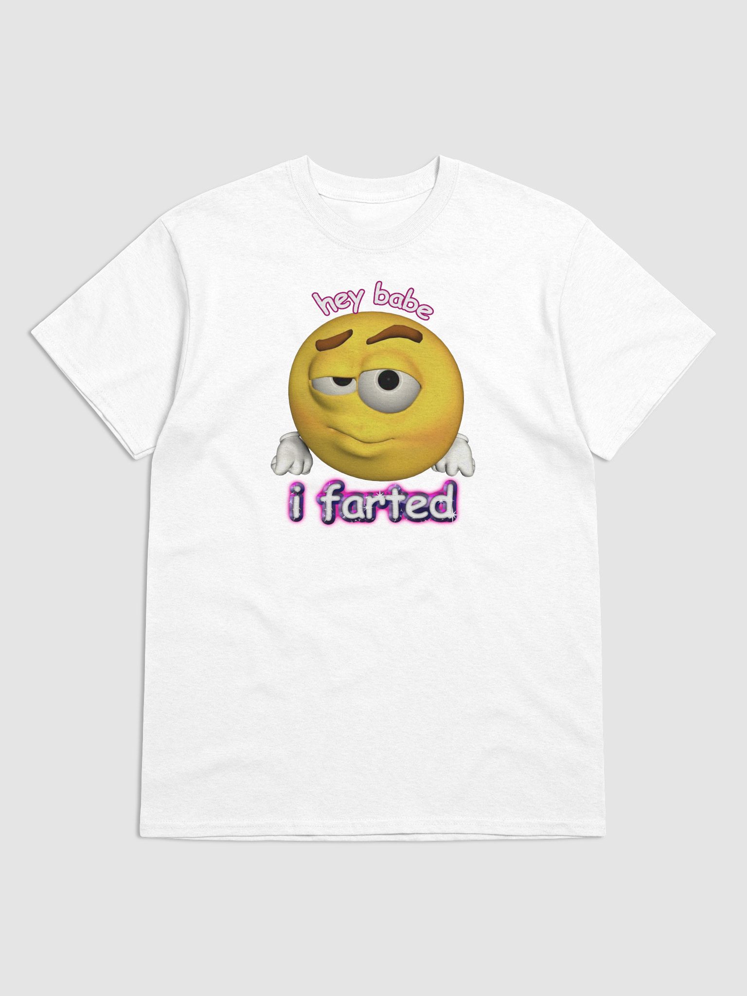 Hey Babe I Farted Rizz Cursed Emoji Shirt