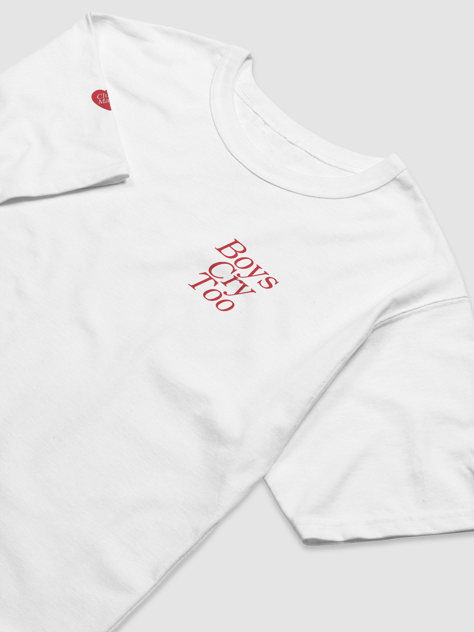 Boys Cry Too Limited Edition White Tee by Champion