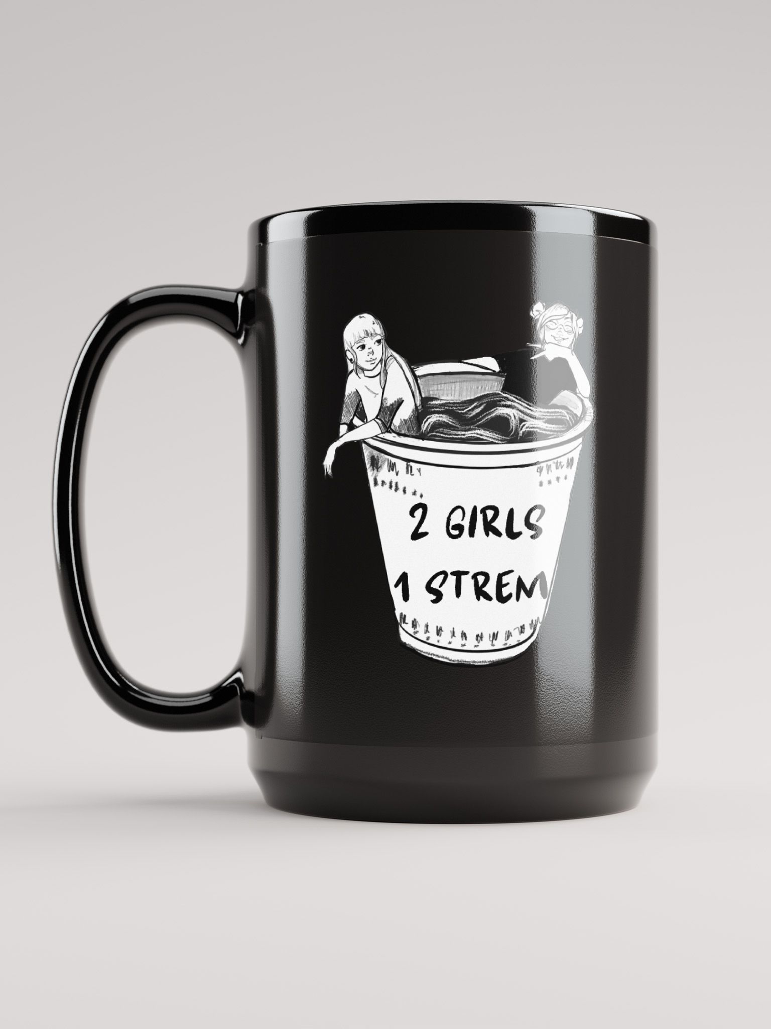 Two Girls One Cup - Parody Coffee Mug for Sale by Lhasau