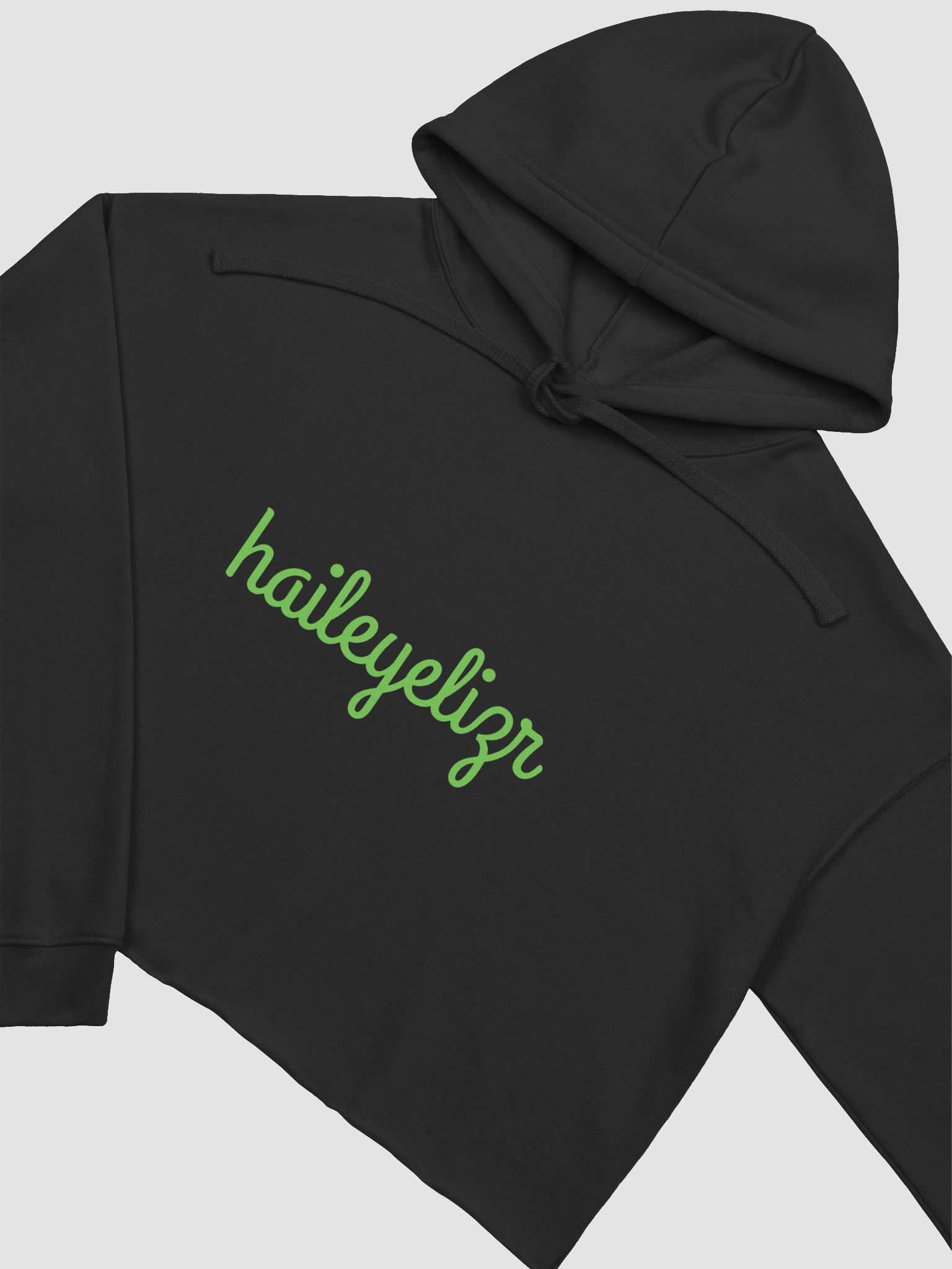 Haileyelizr cropped hoodie haileyelizr