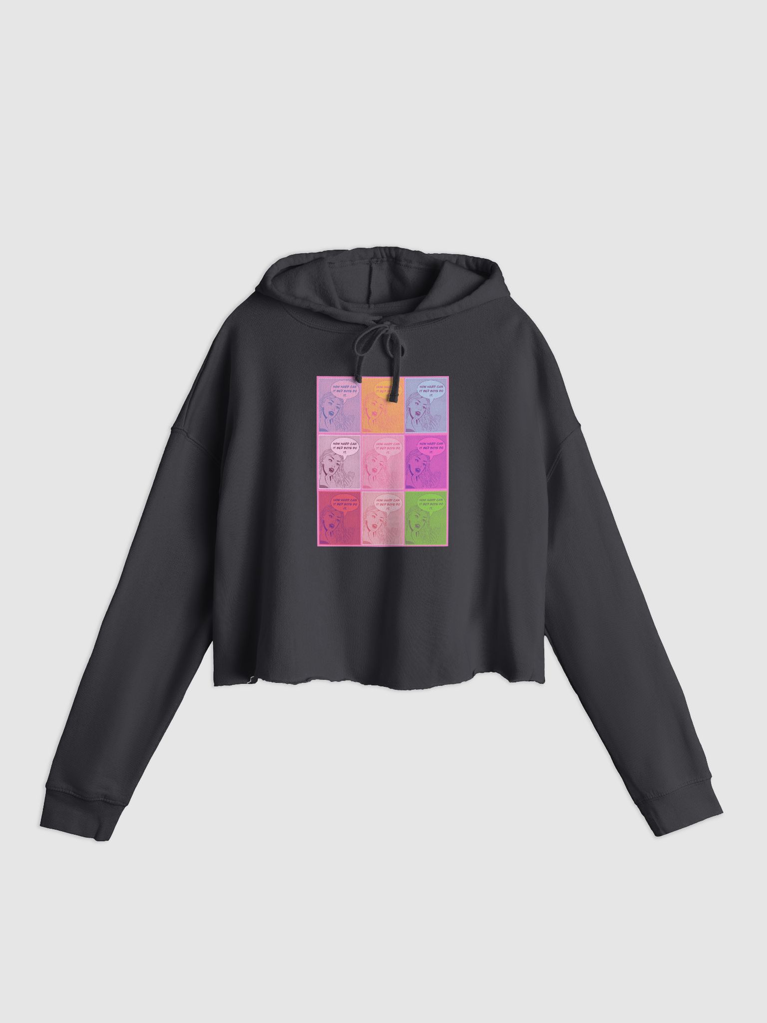 Limited Edition Pop Art Cropped Hoodie | MadsMitch