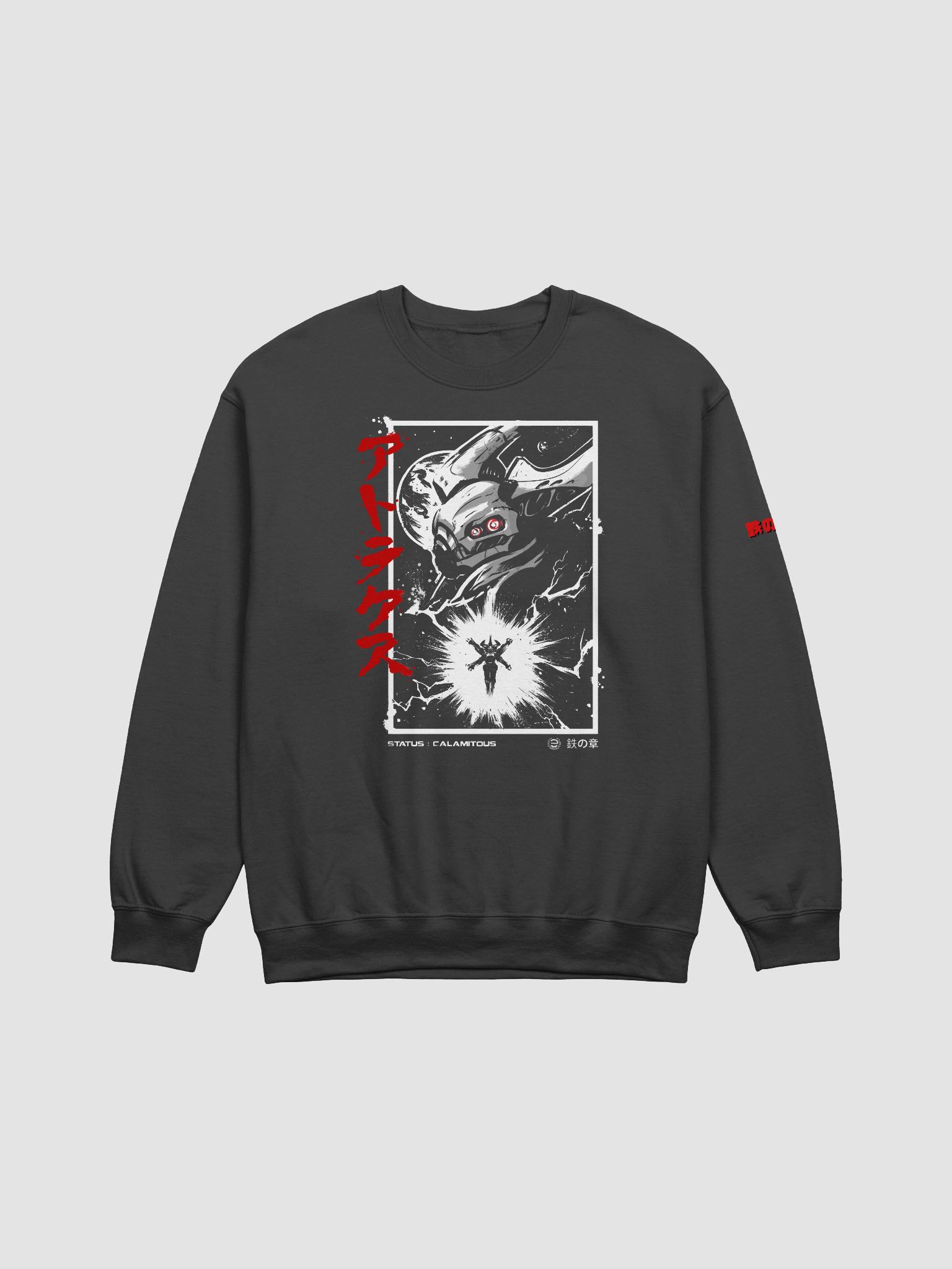 Black/Red] Atraks-01 Crewneck | evanf1997