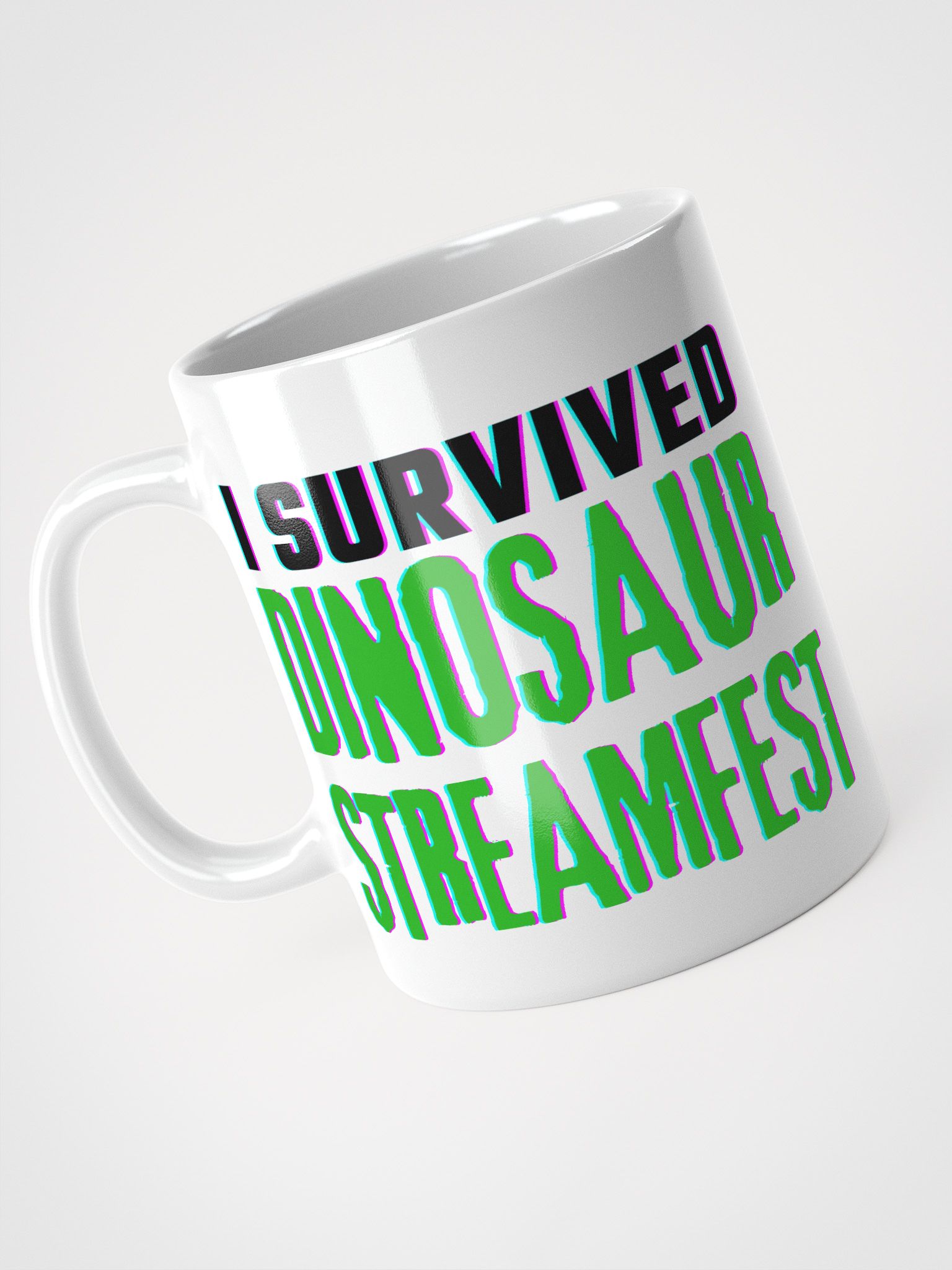 I Survived Dinosaur Streamfest Mug | Basement Shop