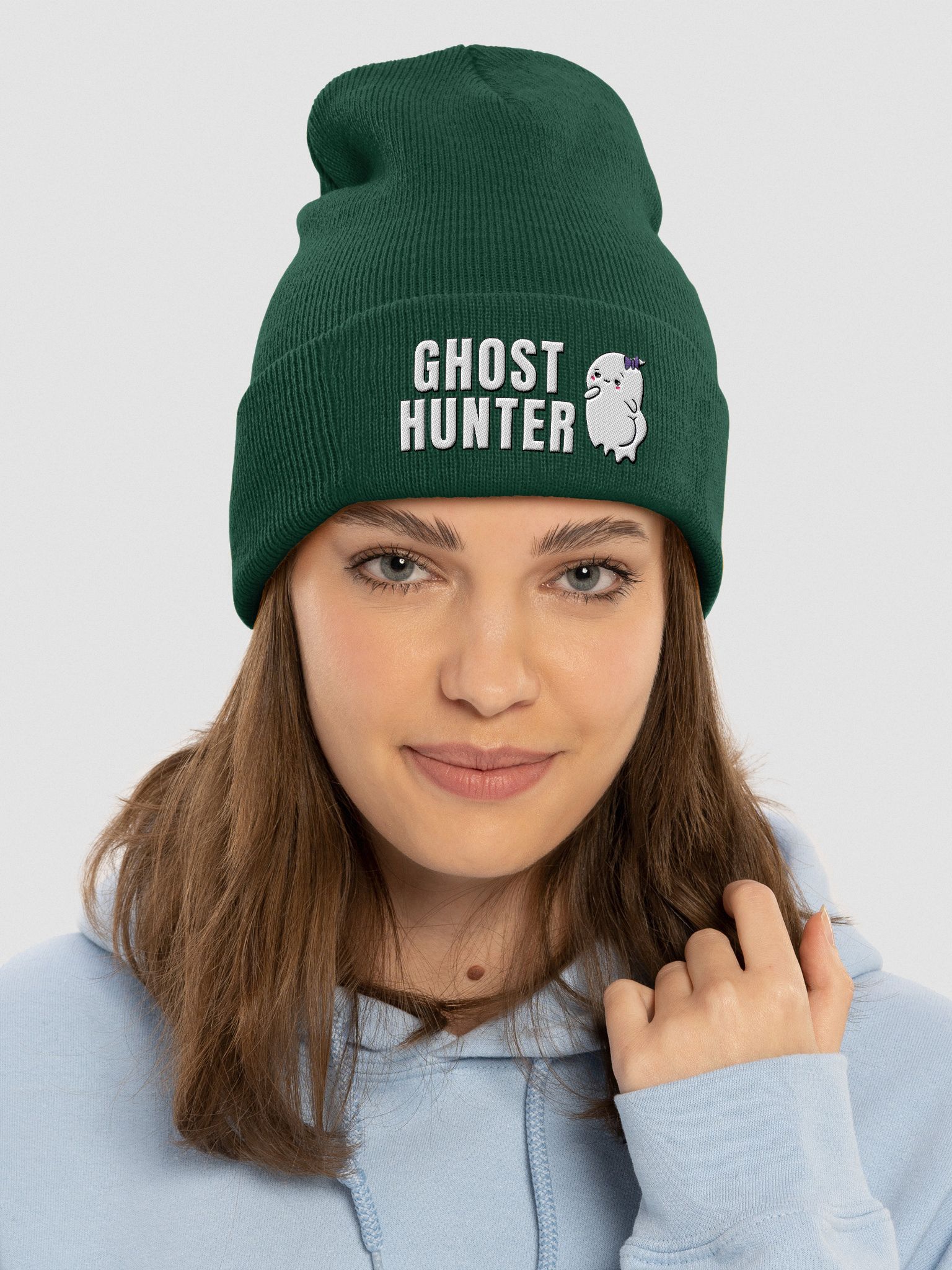 Ghost Hunter BooWoo Beanie (Tall Style) | shanaleigh