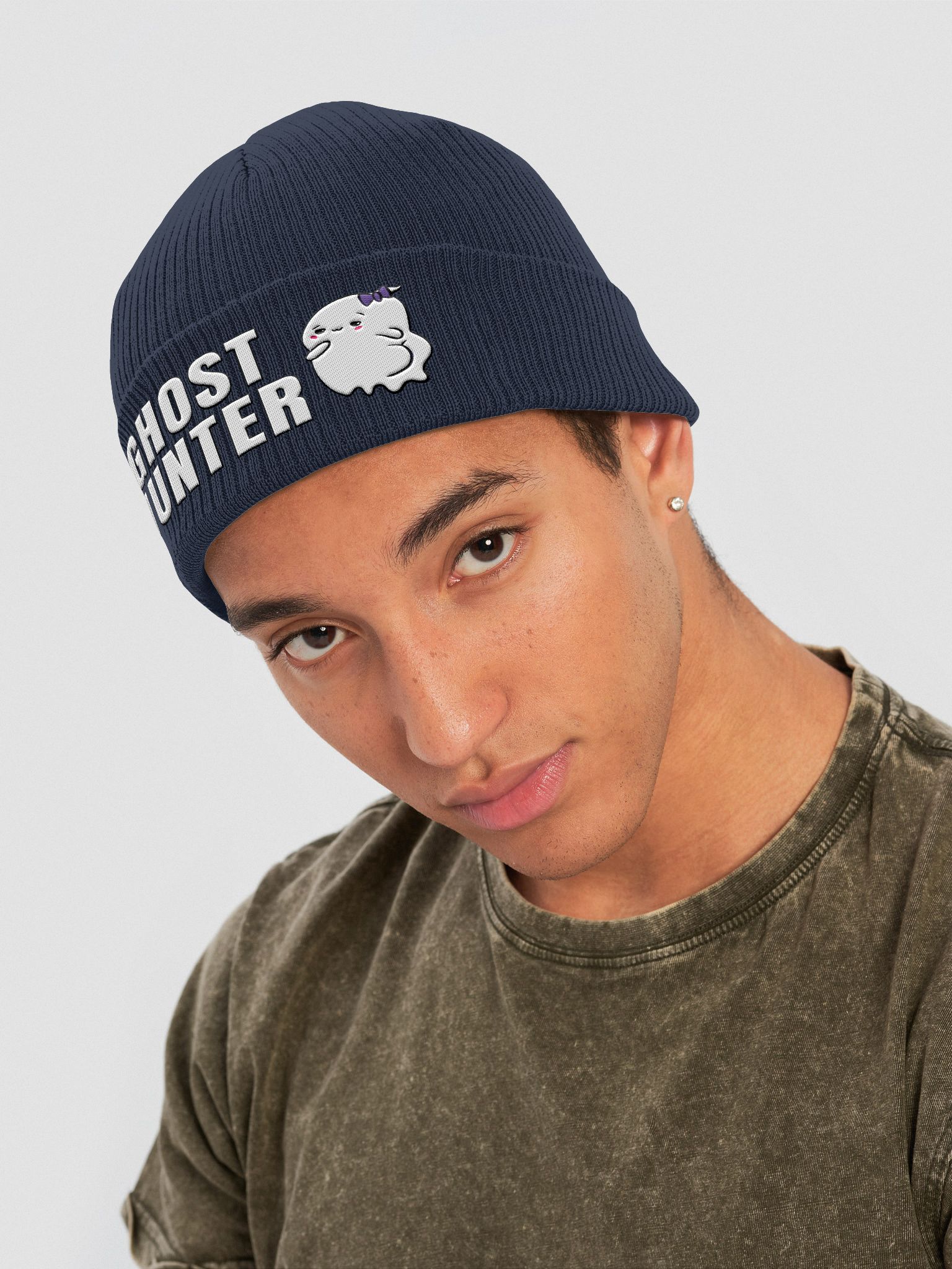 Ghost Hunter BooWoo Beanie (Short Style) | shanaleigh