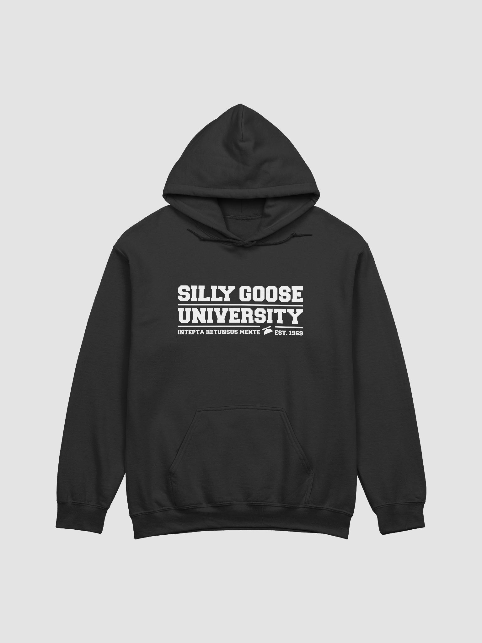 SGU Full Text Front Logo & Coat of Honks Back - Gildan Hoodie